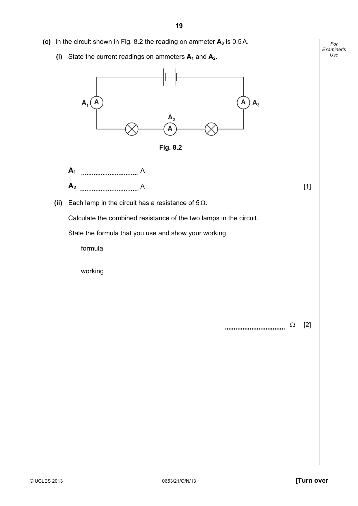 Cambridge IGCSE Science - Combined 0653 2013 Oct/Nov Paper 2 · Variant 1 question paper, page 19 of 24
