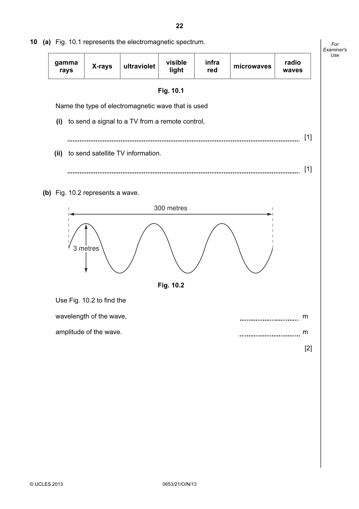 Cambridge IGCSE Science - Combined 0653 2013 Oct/Nov Paper 2 · Variant 1 question paper, page 22 of 24