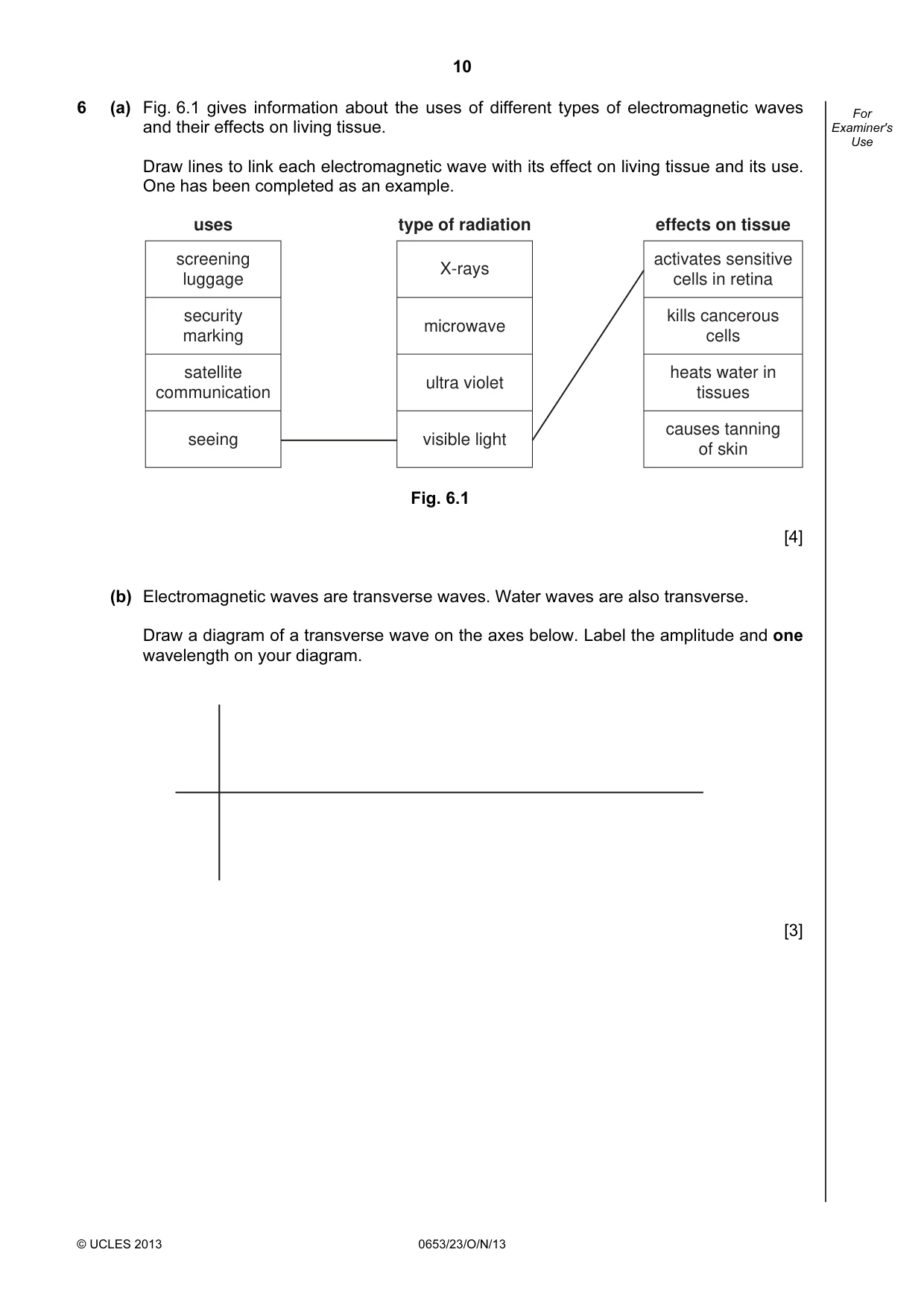 Cambridge IGCSE Science - Combined 0653 2013 Oct/Nov Paper 2 · Variant 3 question paper, page 10 of 20