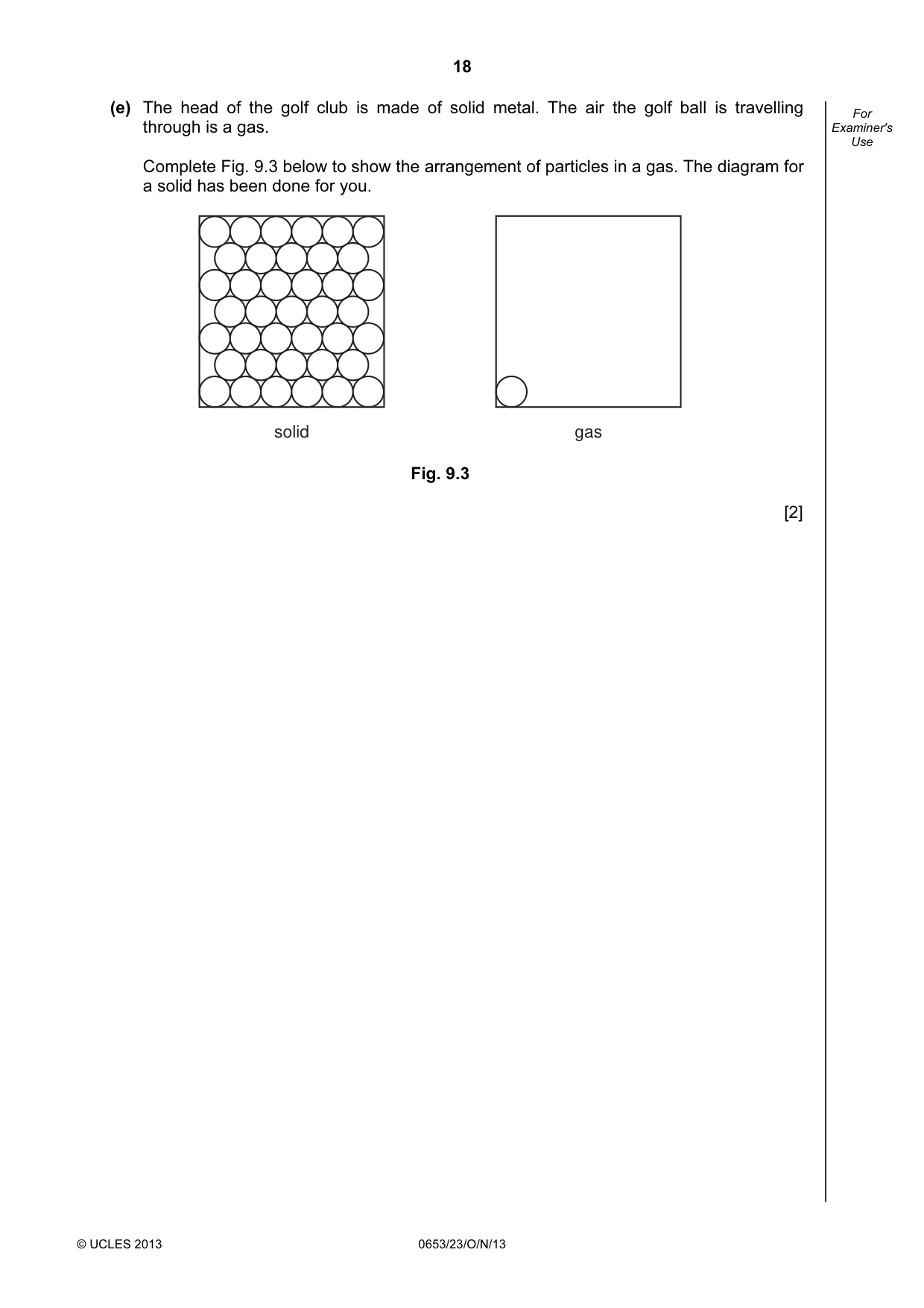 Cambridge IGCSE Science - Combined 0653 2013 Oct/Nov Paper 2 · Variant 3 question paper, page 18 of 20
