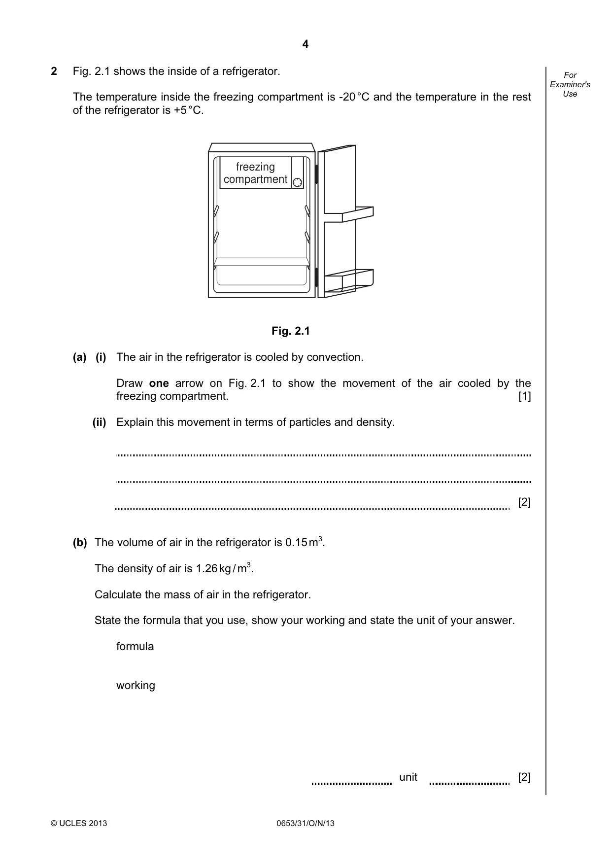 Cambridge IGCSE Science - Combined 0653 2013 Oct/Nov Paper 3 · Variant 1 question paper, page 4 of 24