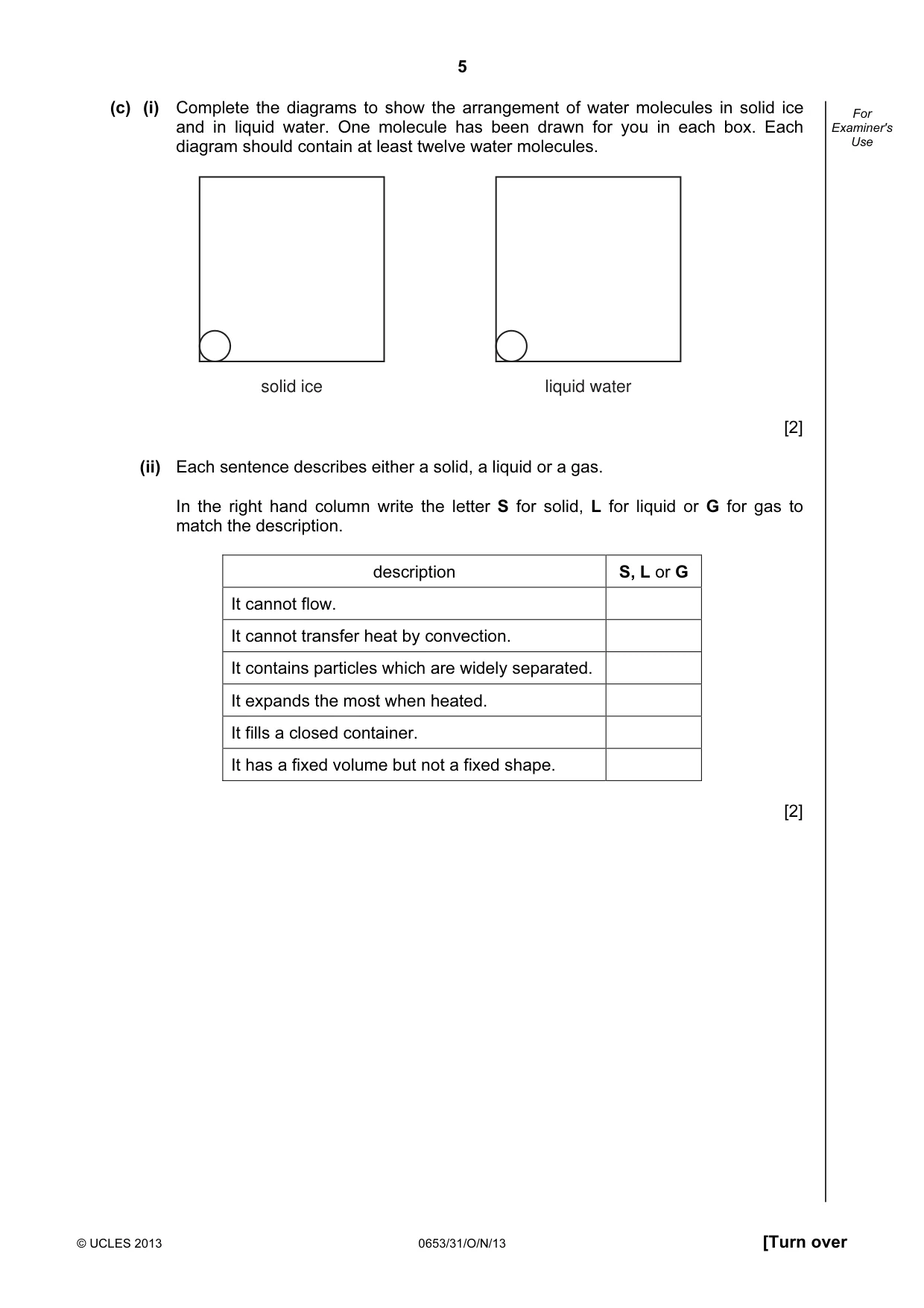 Cambridge IGCSE Science - Combined 0653 2013 Oct/Nov Paper 3 · Variant 1 question paper, page 5 of 24