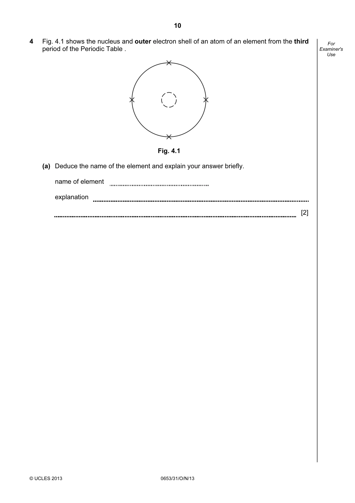 Cambridge IGCSE Science - Combined 0653 2013 Oct/Nov Paper 3 · Variant 1 question paper, page 10 of 24