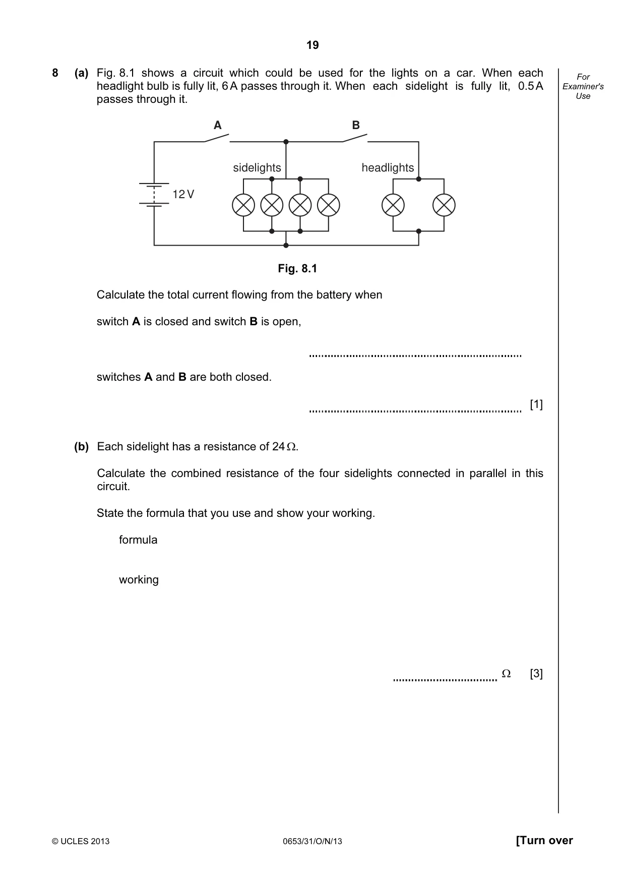 Cambridge IGCSE Science - Combined 0653 2013 Oct/Nov Paper 3 · Variant 1 question paper, page 19 of 24