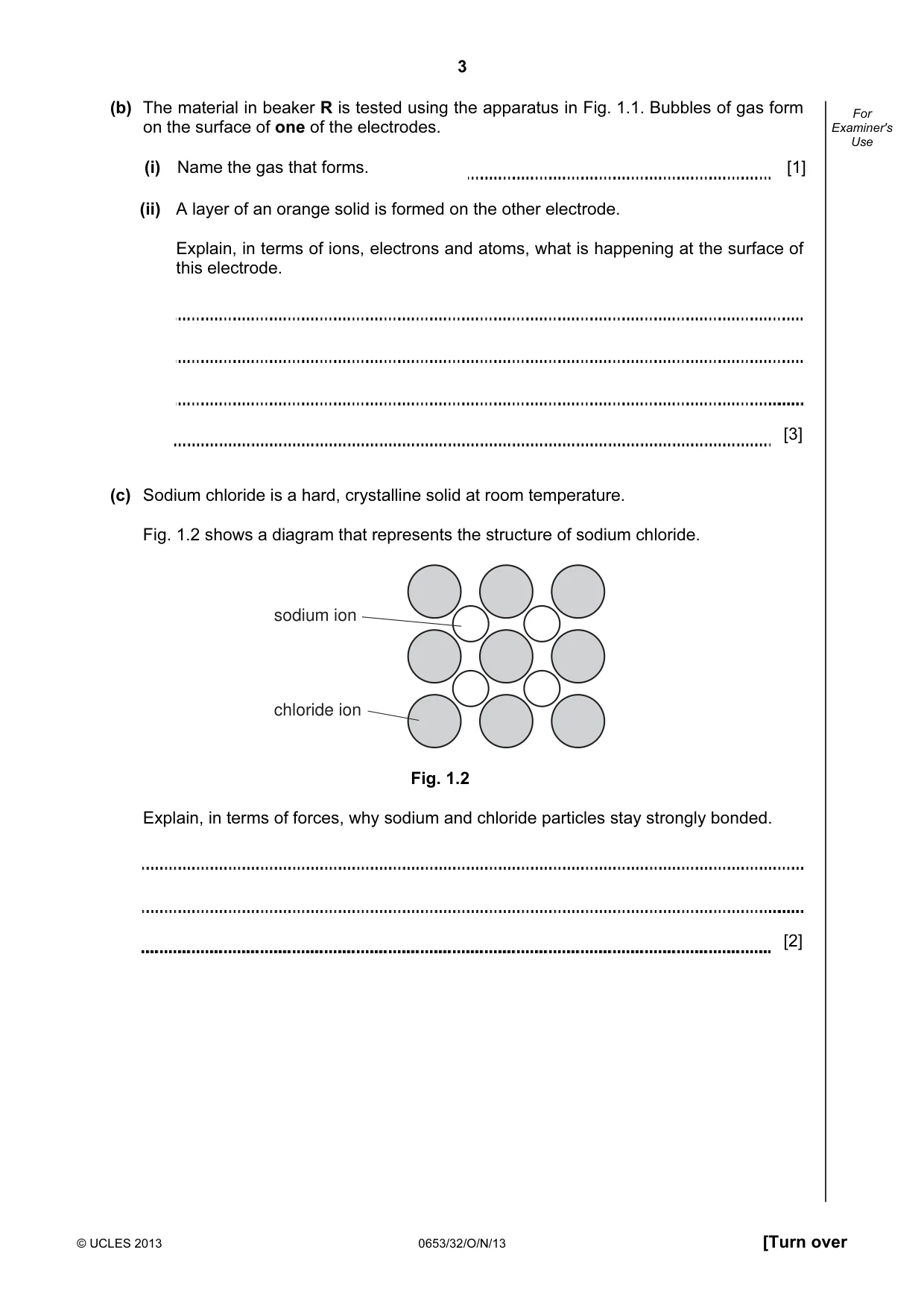 Cambridge IGCSE Science - Combined 0653 2013 Oct/Nov Paper 3 · Variant 2 question paper, page 3 of 20