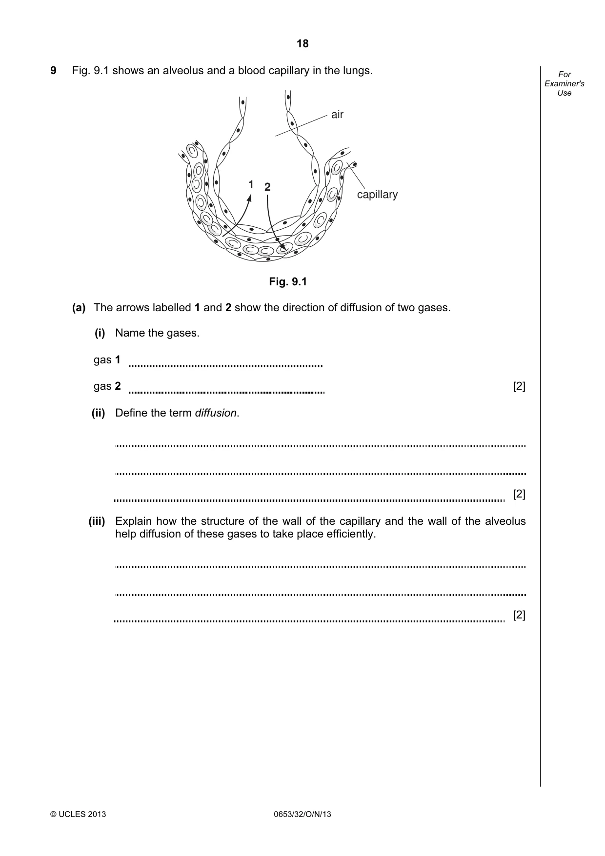 Cambridge IGCSE Science - Combined 0653 2013 Oct/Nov Paper 3 · Variant 2 question paper, page 18 of 20