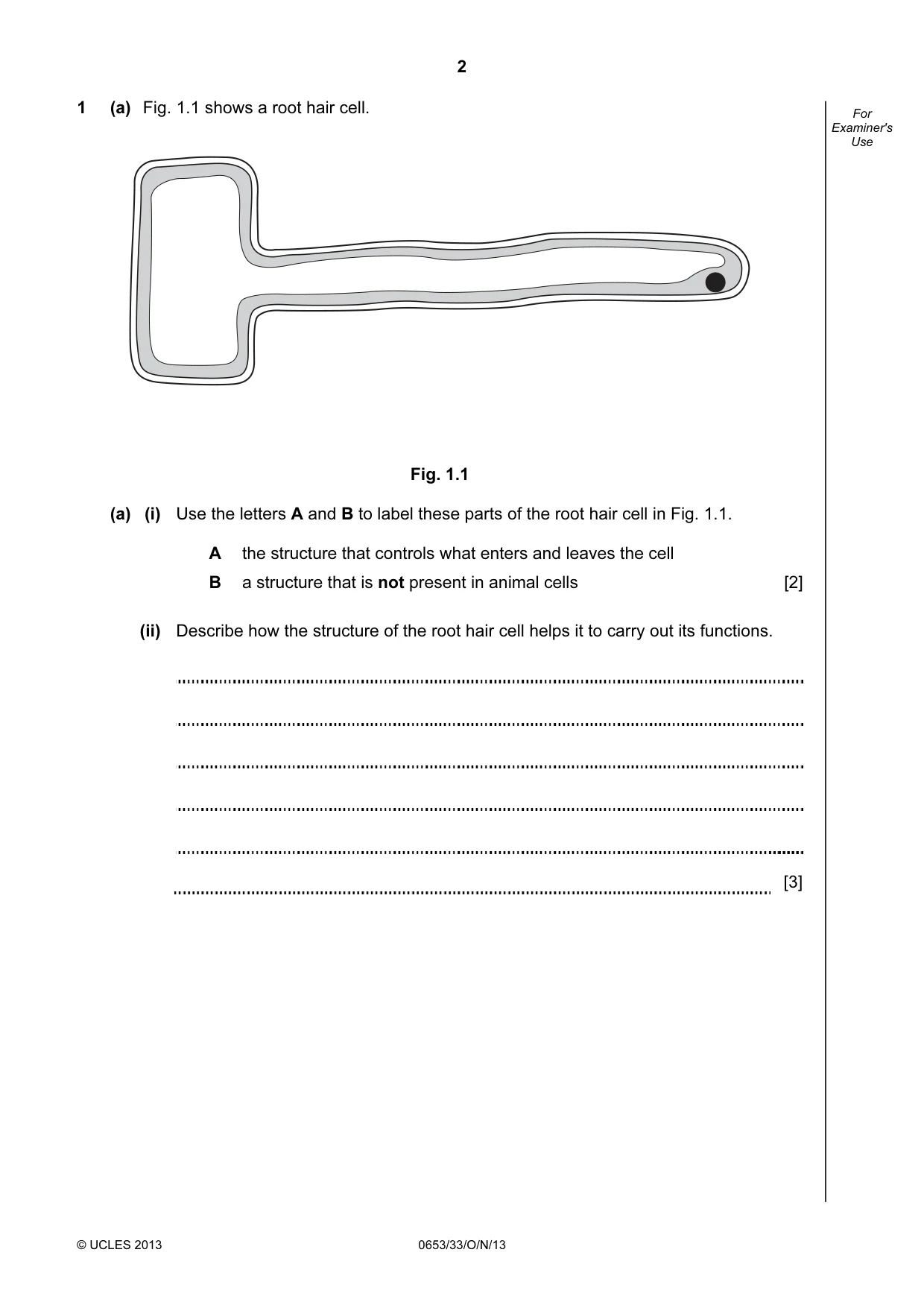 Cambridge IGCSE Science - Combined 0653 2013 Oct/Nov Paper 3 · Variant 3 question paper, page 2 of 24
