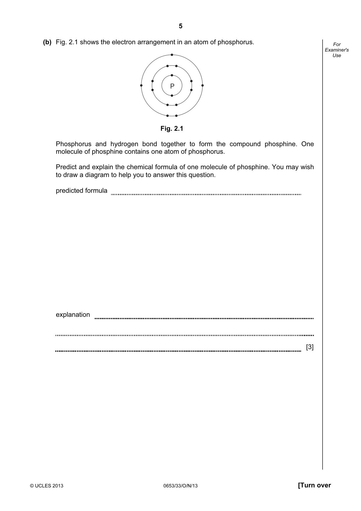 Cambridge IGCSE Science - Combined 0653 2013 Oct/Nov Paper 3 · Variant 3 question paper, page 5 of 24