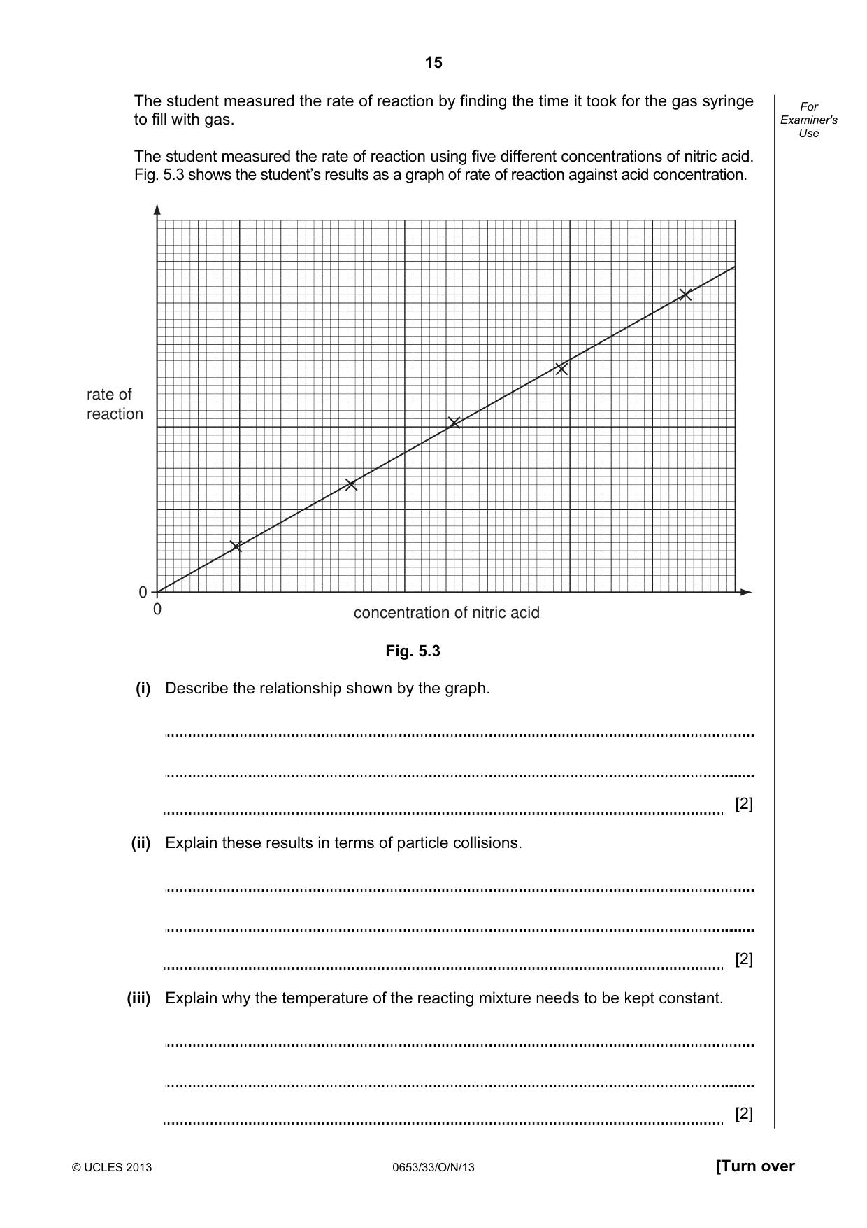 Cambridge IGCSE Science - Combined 0653 2013 Oct/Nov Paper 3 · Variant 3 question paper, page 15 of 24