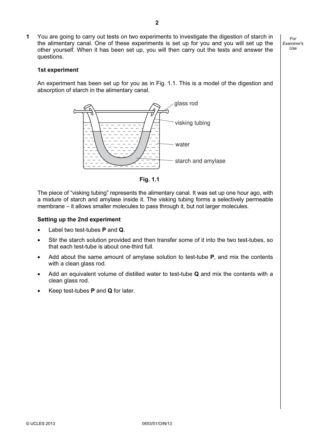 Cambridge IGCSE Science - Combined 0653 2013 Oct/Nov Paper 5 · Variant 1 question paper, page 2 of 12