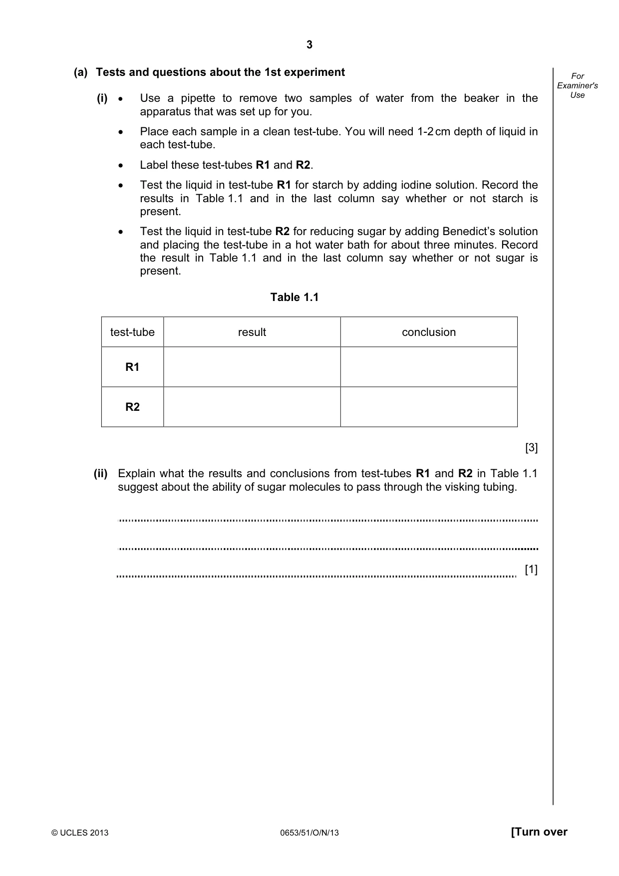 Cambridge IGCSE Science - Combined 0653 2013 Oct/Nov Paper 5 · Variant 1 question paper, page 3 of 12