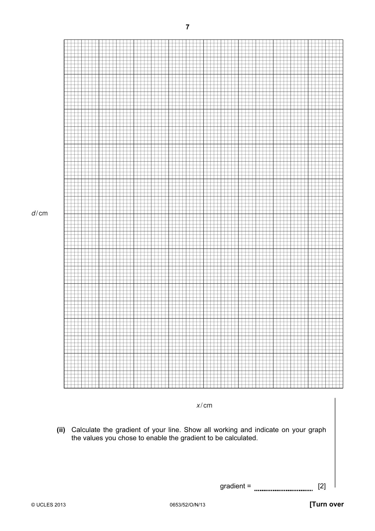 Cambridge IGCSE Science - Combined 0653 2013 Oct/Nov Paper 5 · Variant 2 question paper, page 7 of 12
