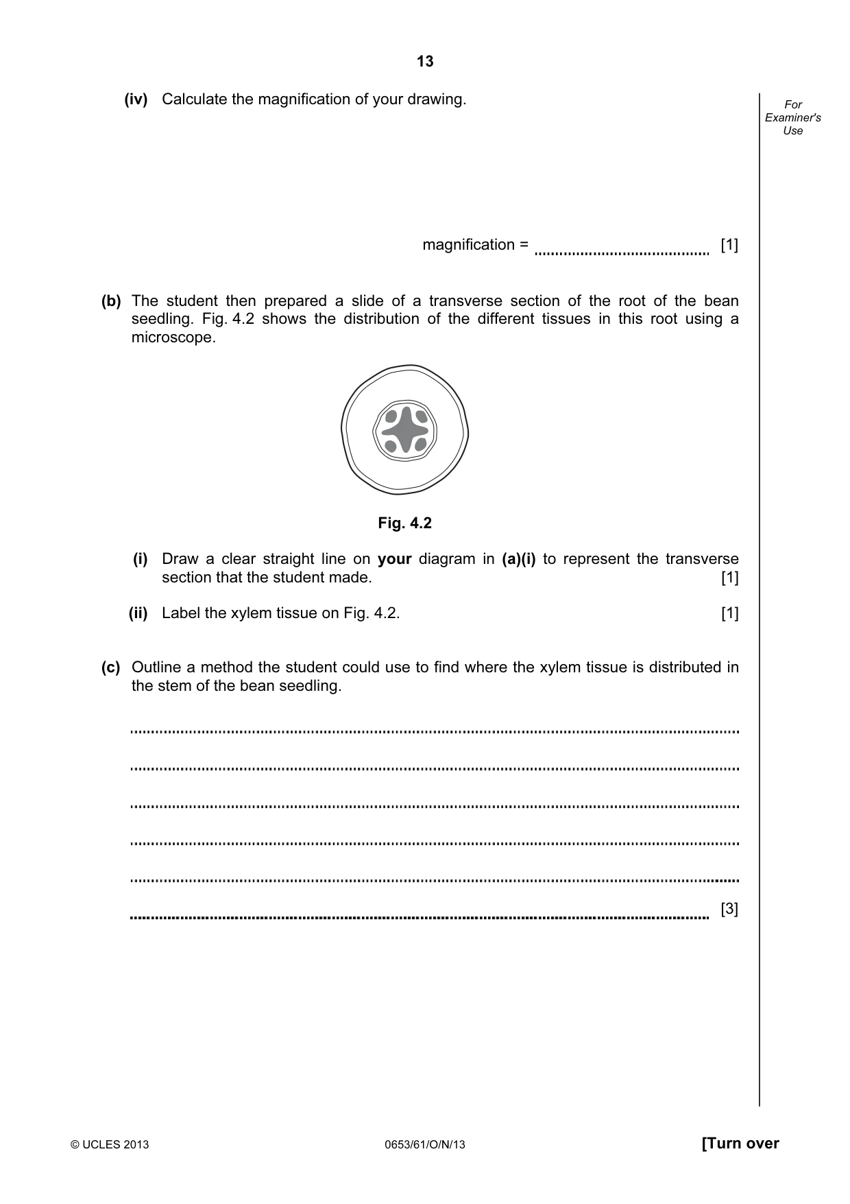 Cambridge IGCSE Science - Combined 0653 2013 Oct/Nov Paper 6 · Variant 1 question paper, page 13 of 20
