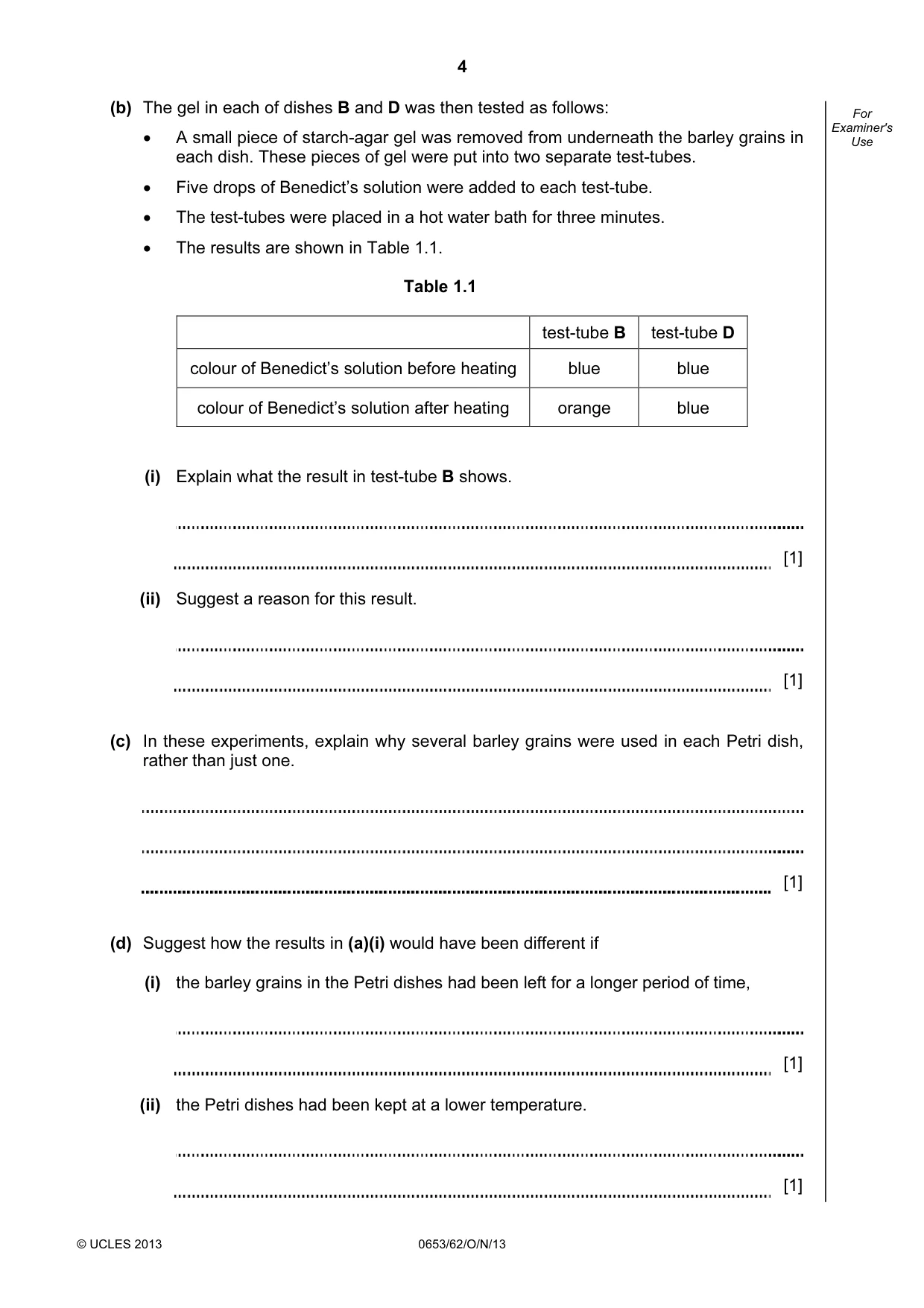Cambridge IGCSE Science - Combined 0653 2013 Oct/Nov Paper 6 · Variant 2 question paper, page 4 of 20