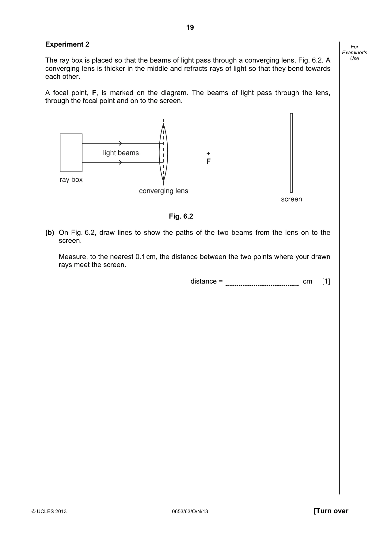 Cambridge IGCSE Science - Combined 0653 2013 Oct/Nov Paper 6 · Variant 3 question paper, page 19 of 20