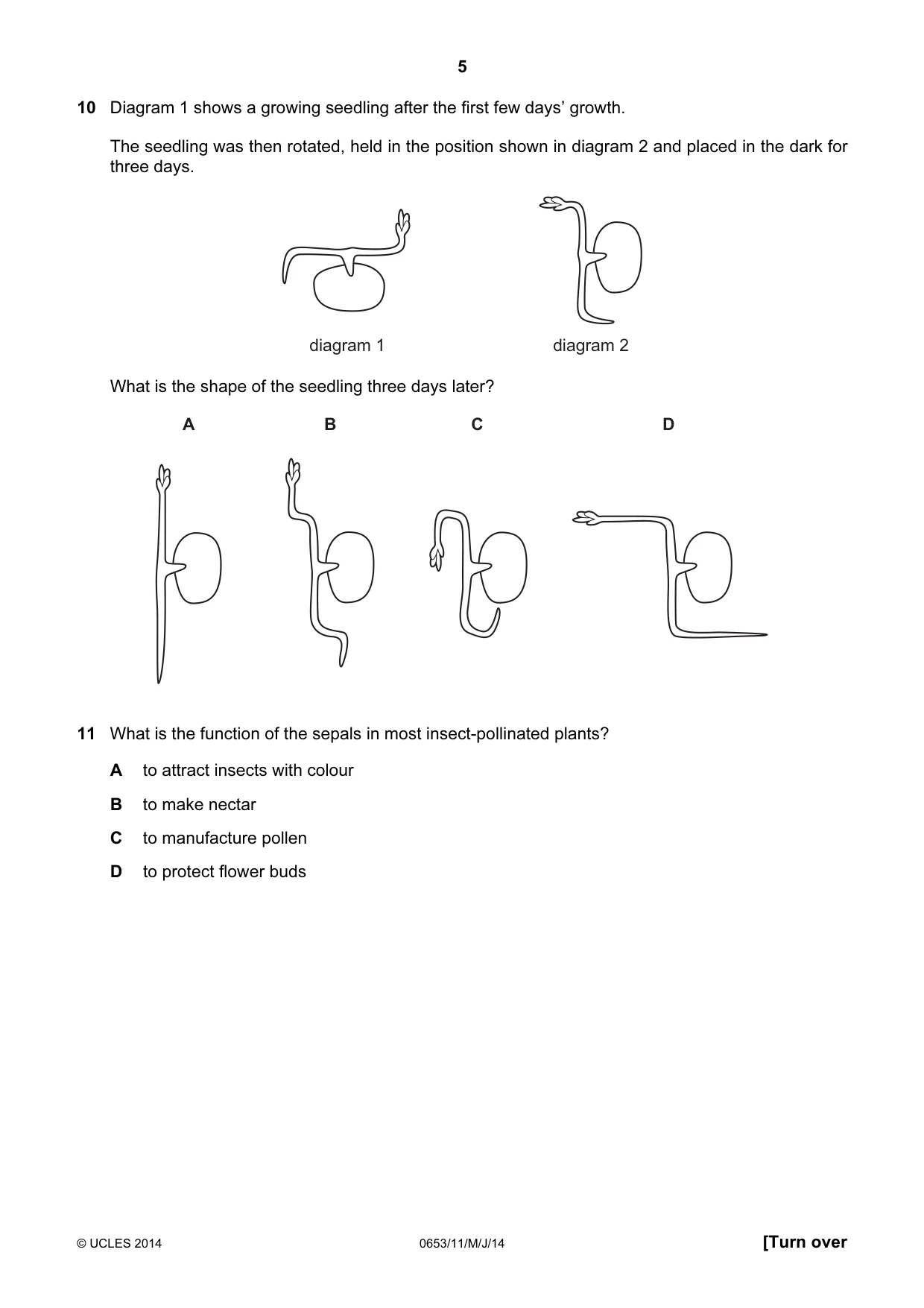Cambridge IGCSE Science - Combined 0653 2014 May/June Paper 1 · Variant 1 question paper, page 5 of 20