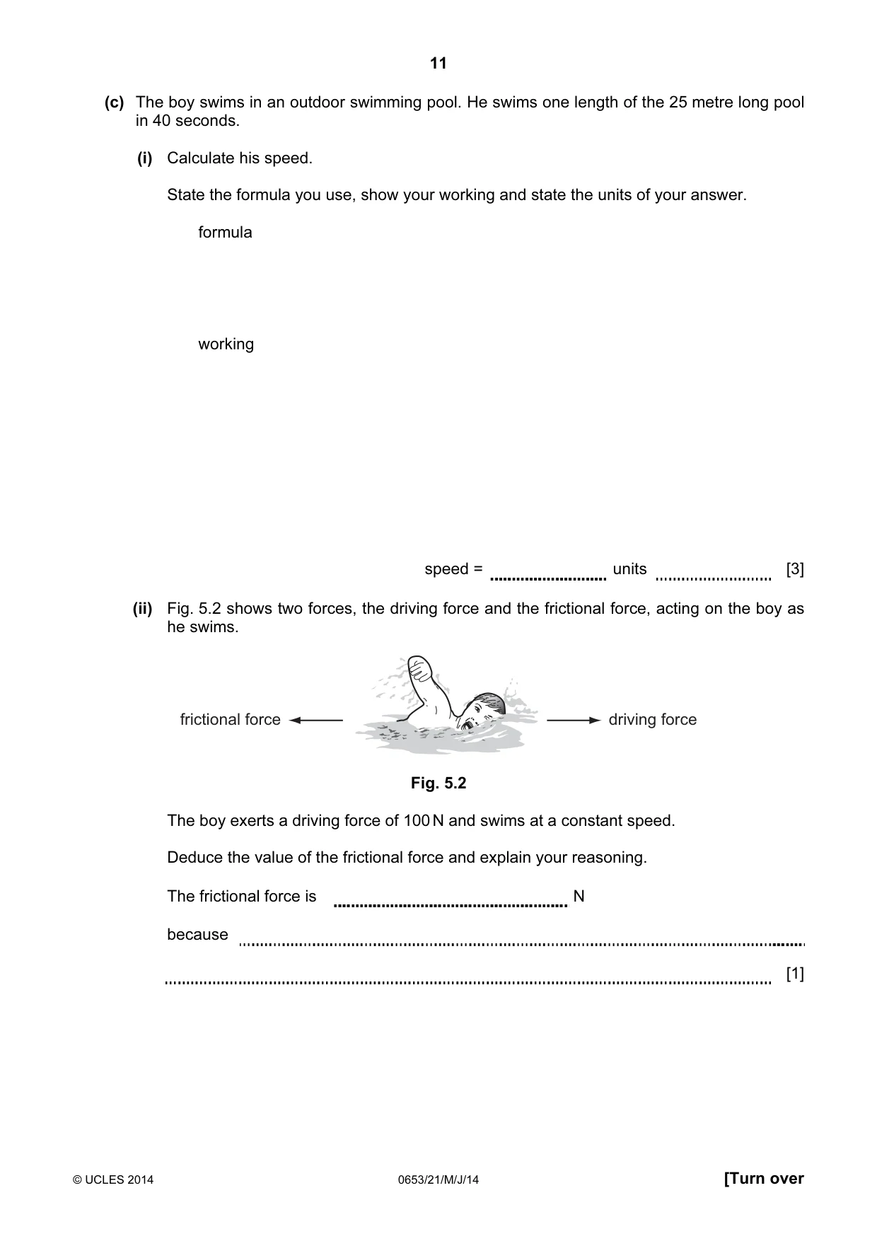 Cambridge IGCSE Science - Combined 0653 2014 May/June Paper 2 · Variant 1 question paper, page 11 of 24