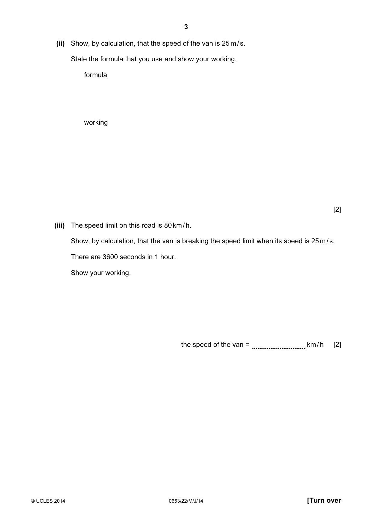 Cambridge IGCSE Science - Combined 0653 2014 May/June Paper 2 · Variant 2 question paper, page 3 of 28