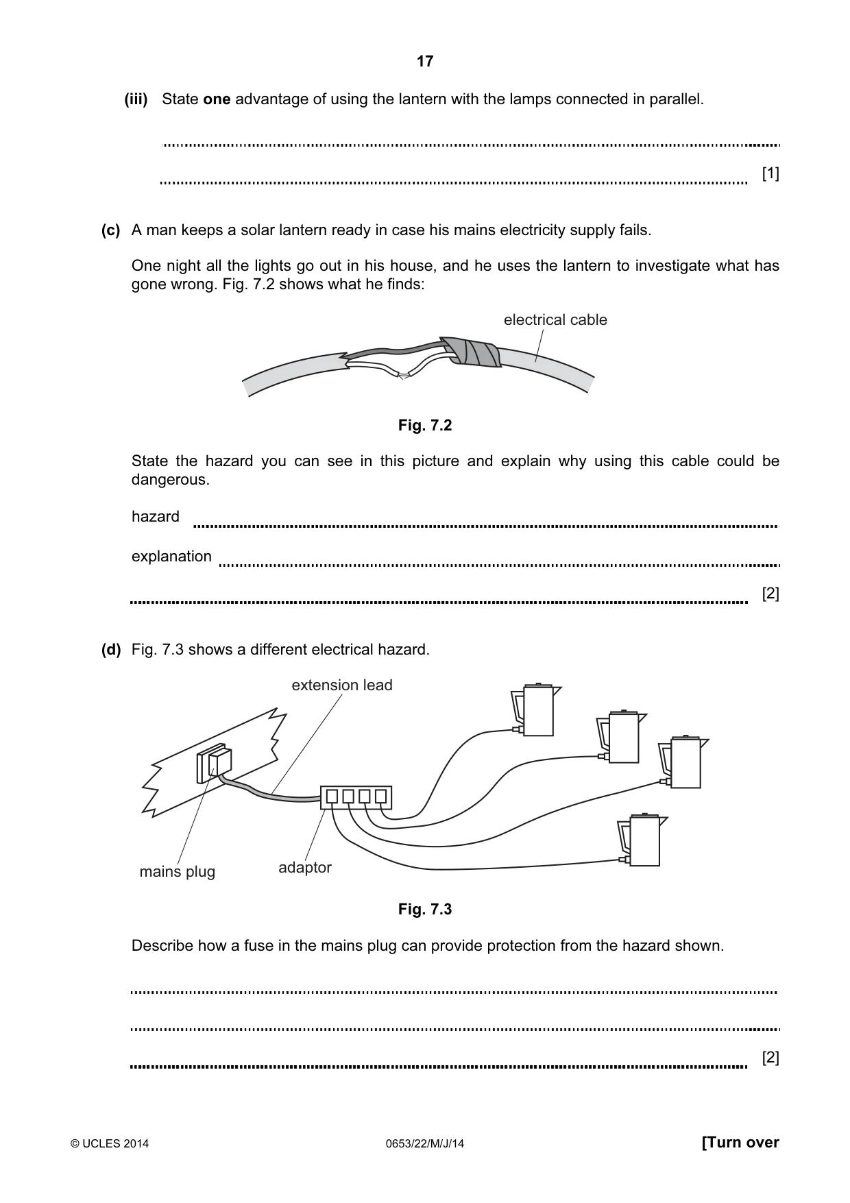 Cambridge IGCSE Science - Combined 0653 2014 May/June Paper 2 · Variant 2 question paper, page 17 of 28