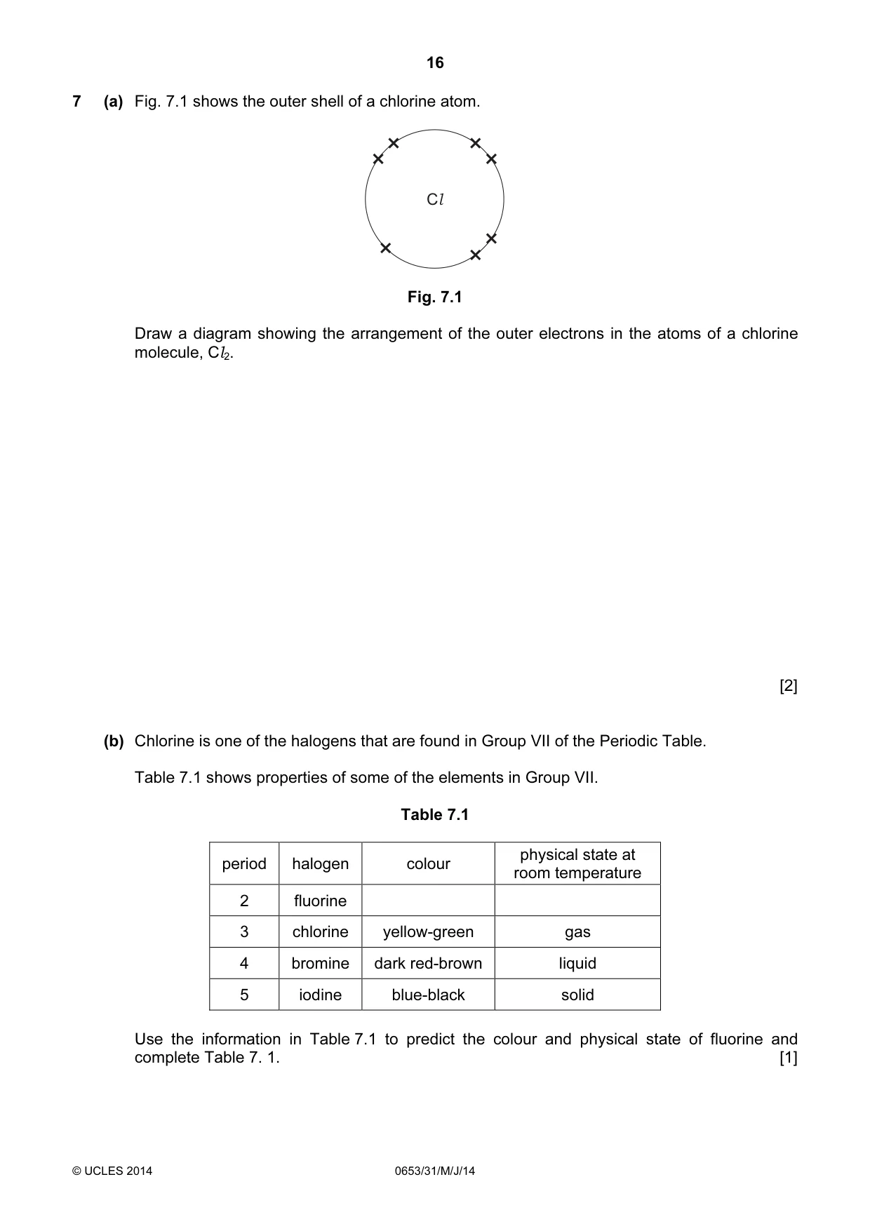 Cambridge IGCSE Science - Combined 0653 2014 May/June Paper 3 · Variant 1 question paper, page 16 of 24