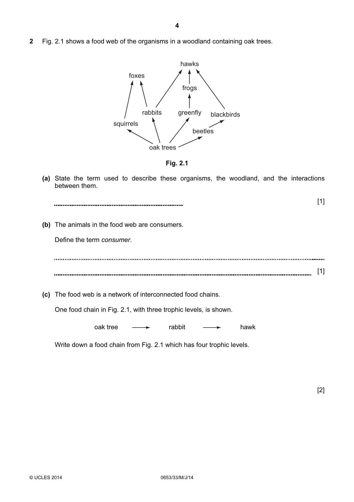 Cambridge IGCSE Science - Combined 0653 2014 May/June Paper 3 · Variant 3 question paper, page 4 of 24