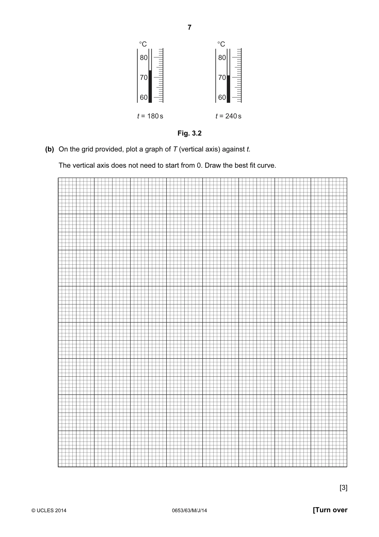 Cambridge IGCSE Science - Combined 0653 2014 May/June Paper 6 · Variant 3 question paper, page 7 of 20