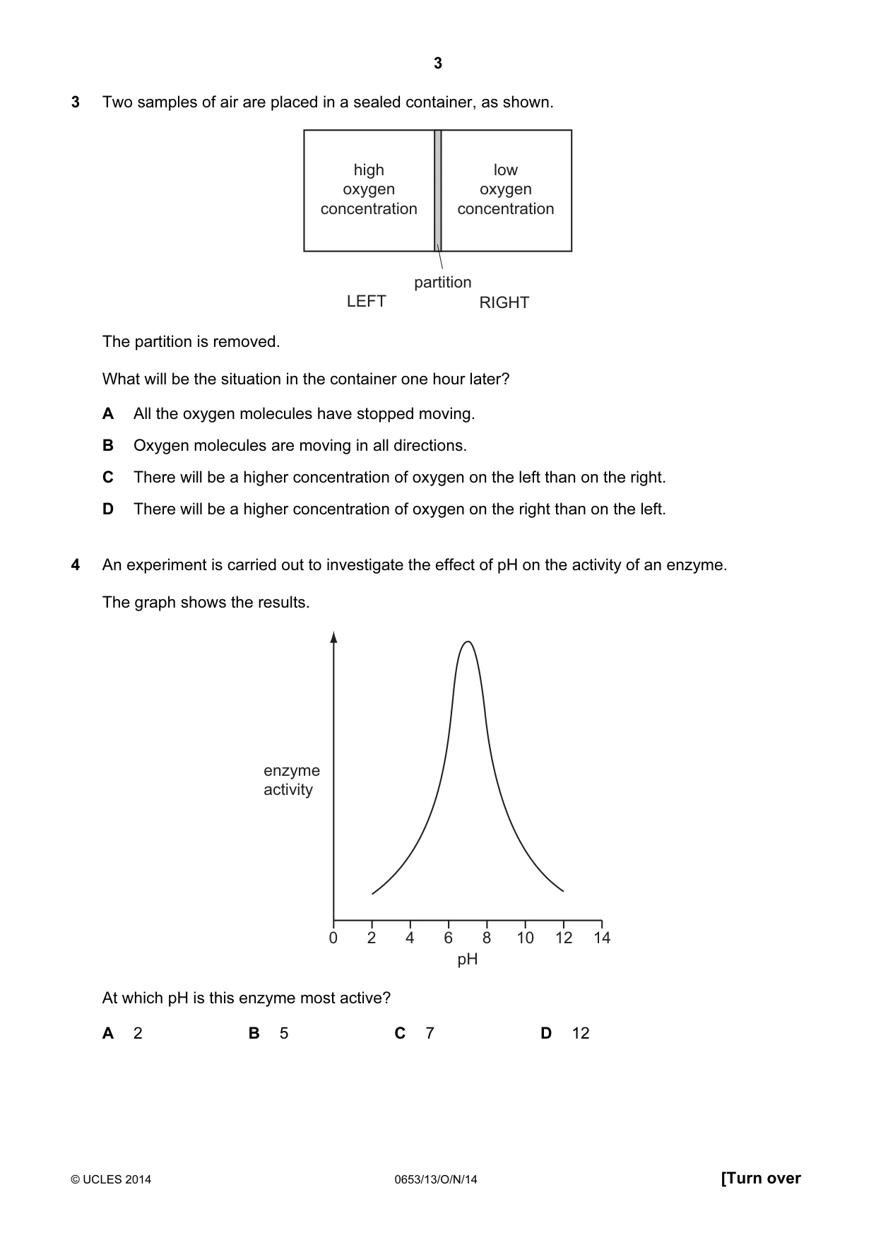 Cambridge IGCSE Science - Combined 0653 2014 Oct/Nov Paper 1 · Variant 3 question paper, page 3 of 20