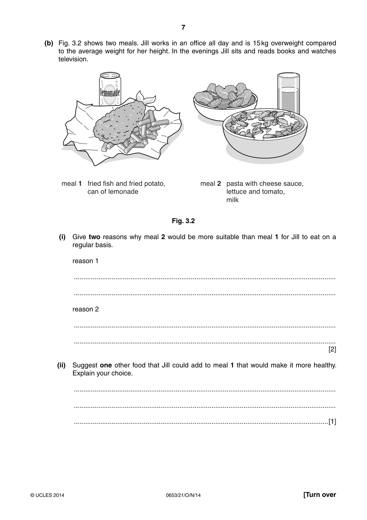 Cambridge IGCSE Science - Combined 0653 2014 Oct/Nov Paper 2 · Variant 1 question paper, page 7 of 20