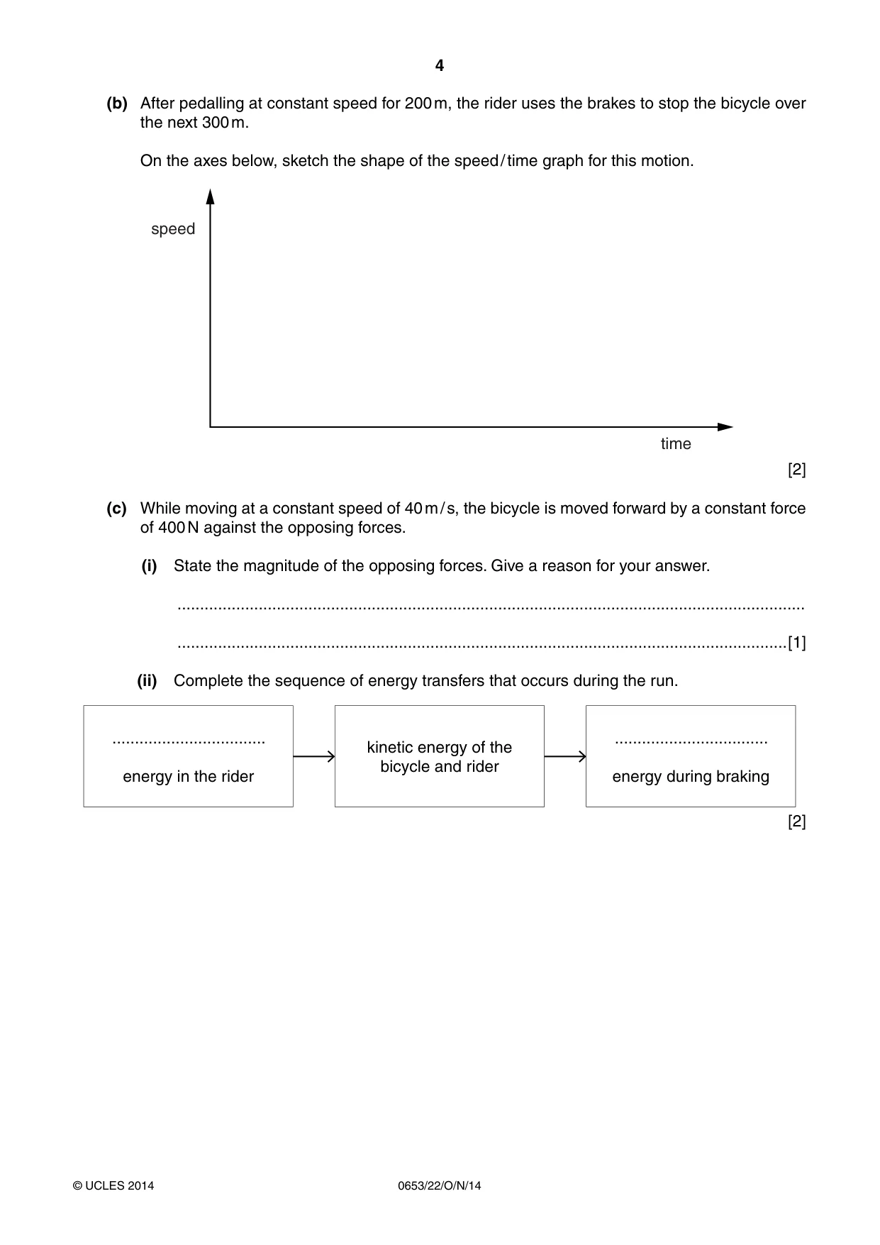 Cambridge IGCSE Science - Combined 0653 2014 Oct/Nov Paper 2 · Variant 2 question paper, page 4 of 20