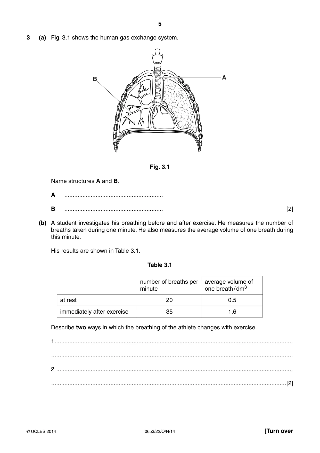 Cambridge IGCSE Science - Combined 0653 2014 Oct/Nov Paper 2 · Variant 2 question paper, page 5 of 20