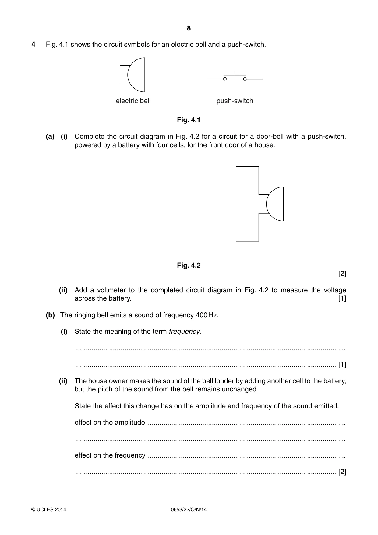Cambridge IGCSE Science - Combined 0653 2014 Oct/Nov Paper 2 · Variant 2 question paper, page 8 of 20