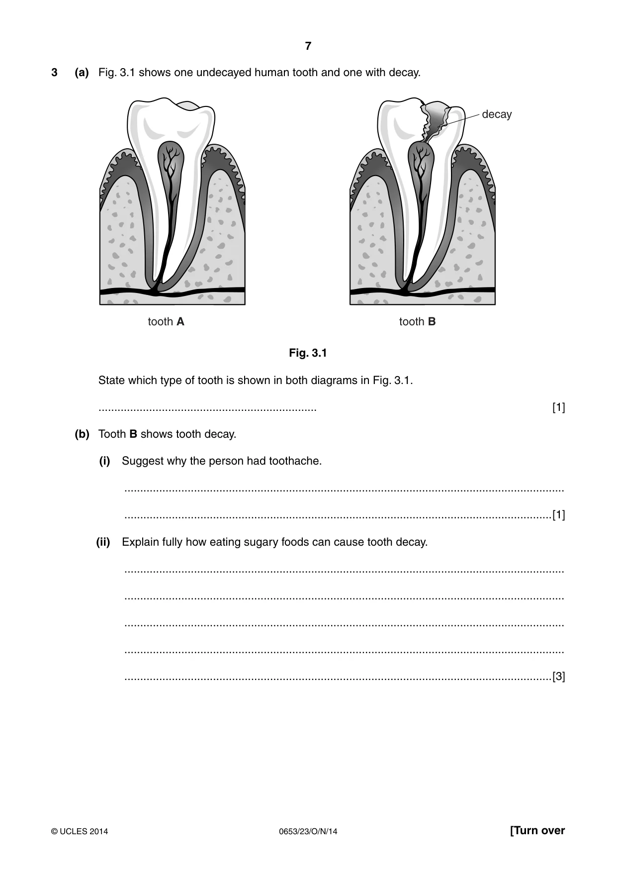 Cambridge IGCSE Science - Combined 0653 2014 Oct/Nov Paper 2 · Variant 3 question paper, page 7 of 24