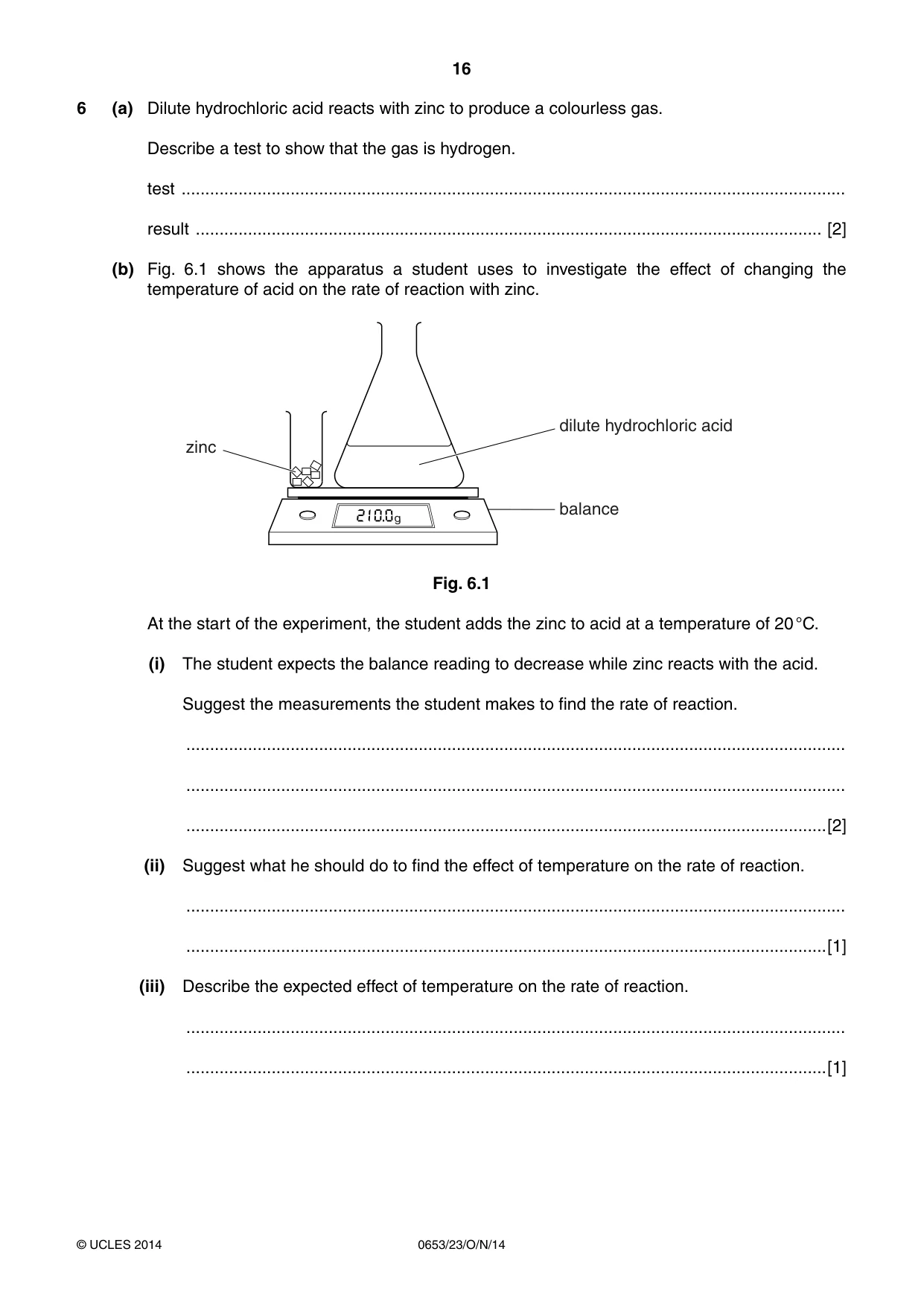 Cambridge IGCSE Science - Combined 0653 2014 Oct/Nov Paper 2 · Variant 3 question paper, page 16 of 24