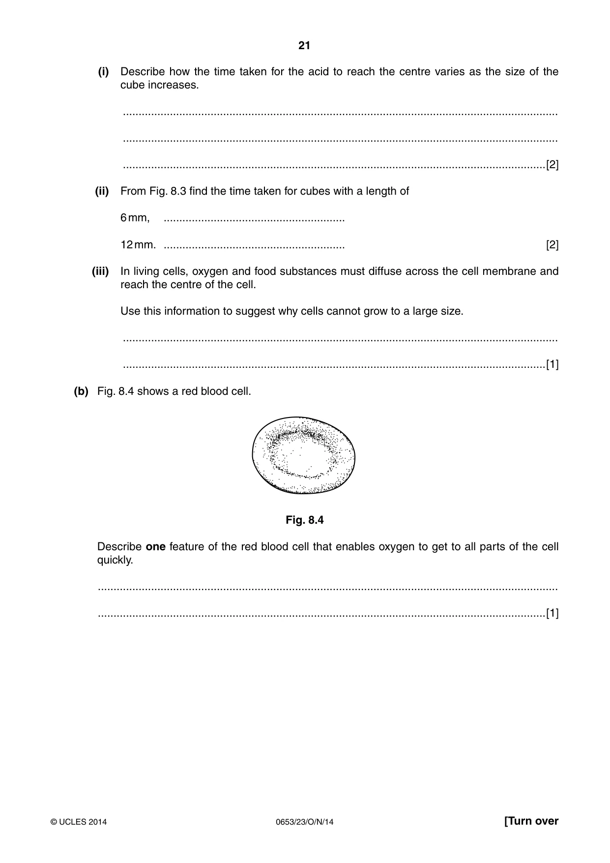 Cambridge IGCSE Science - Combined 0653 2014 Oct/Nov Paper 2 · Variant 3 question paper, page 21 of 24
