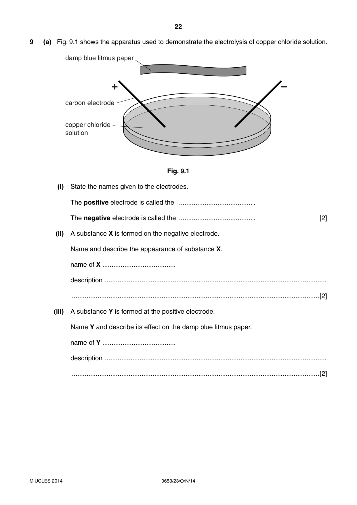 Cambridge IGCSE Science - Combined 0653 2014 Oct/Nov Paper 2 · Variant 3 question paper, page 22 of 24