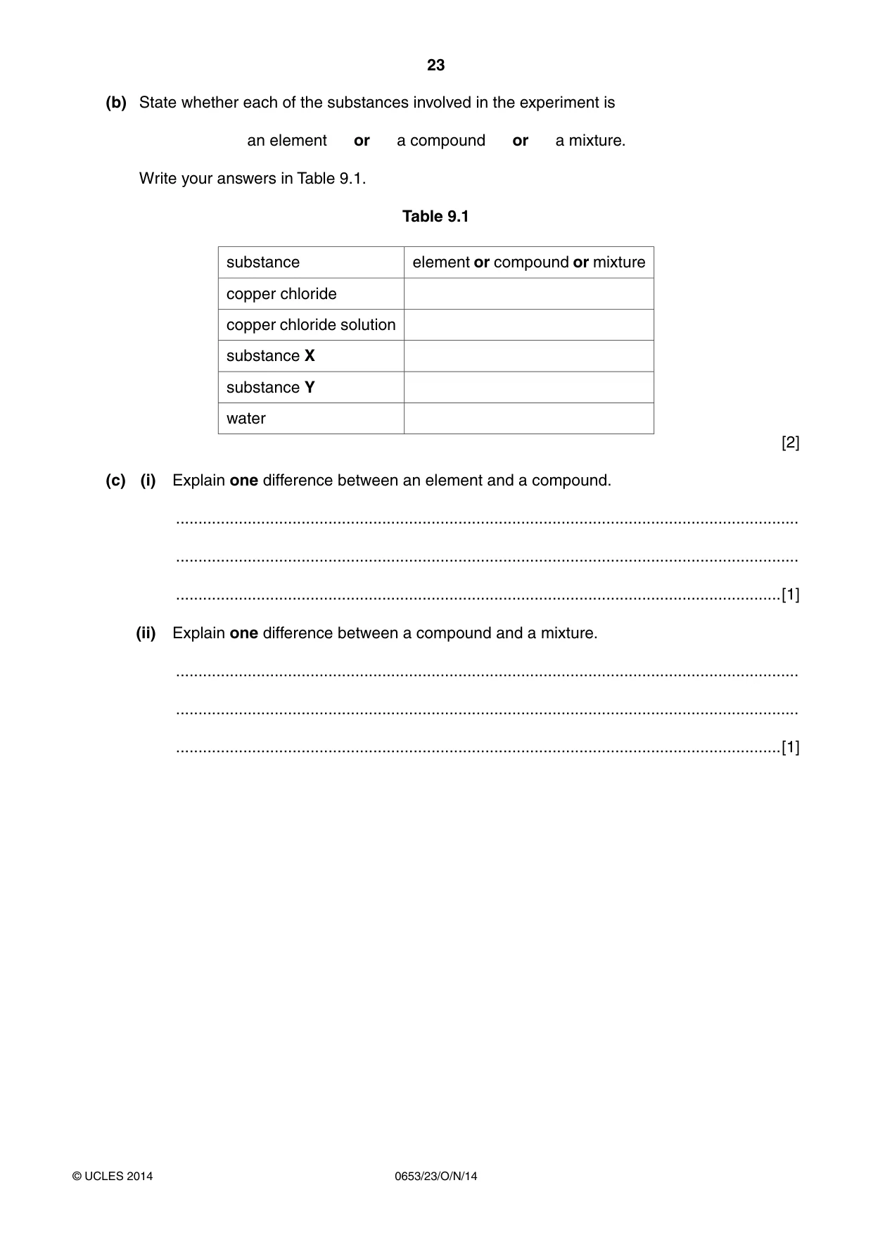 Cambridge IGCSE Science - Combined 0653 2014 Oct/Nov Paper 2 · Variant 3 question paper, page 23 of 24