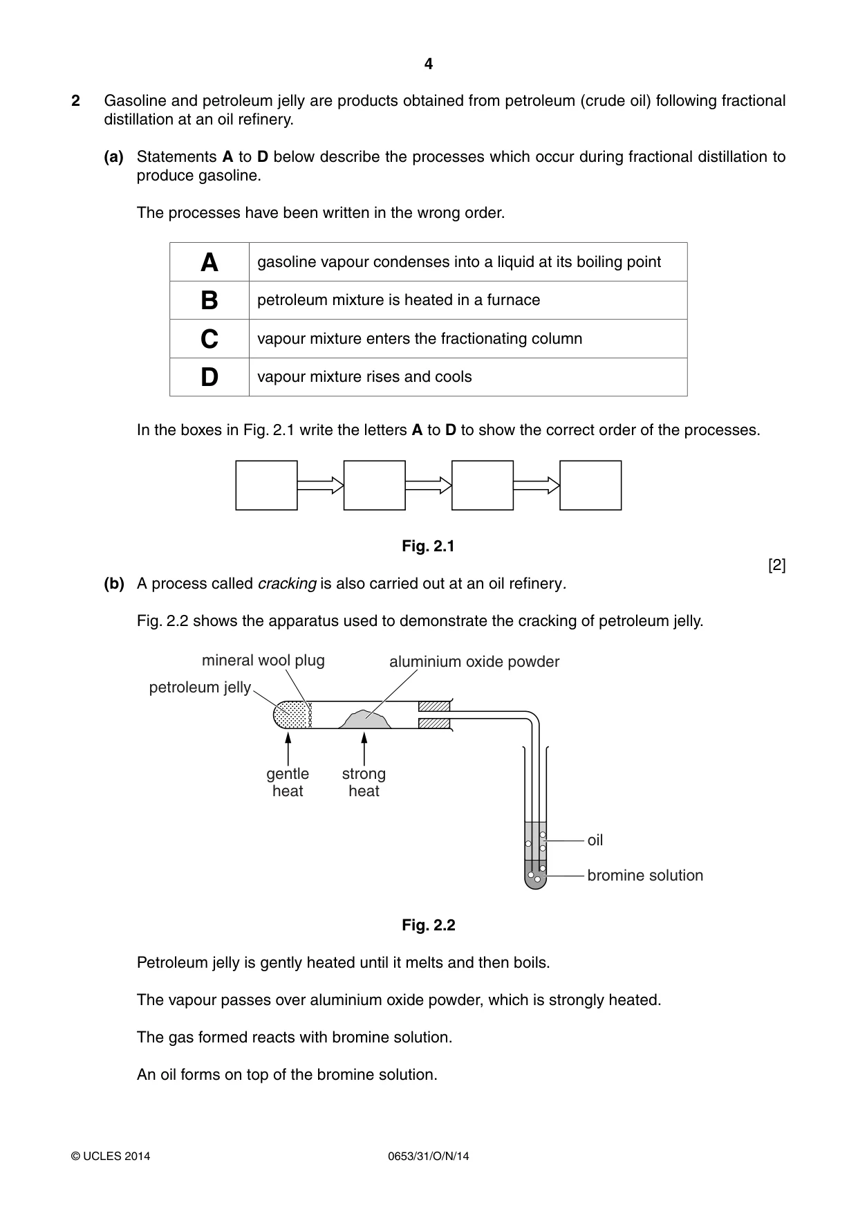 Cambridge IGCSE Science - Combined 0653 2014 Oct/Nov Paper 3 · Variant 1 question paper, page 4 of 24