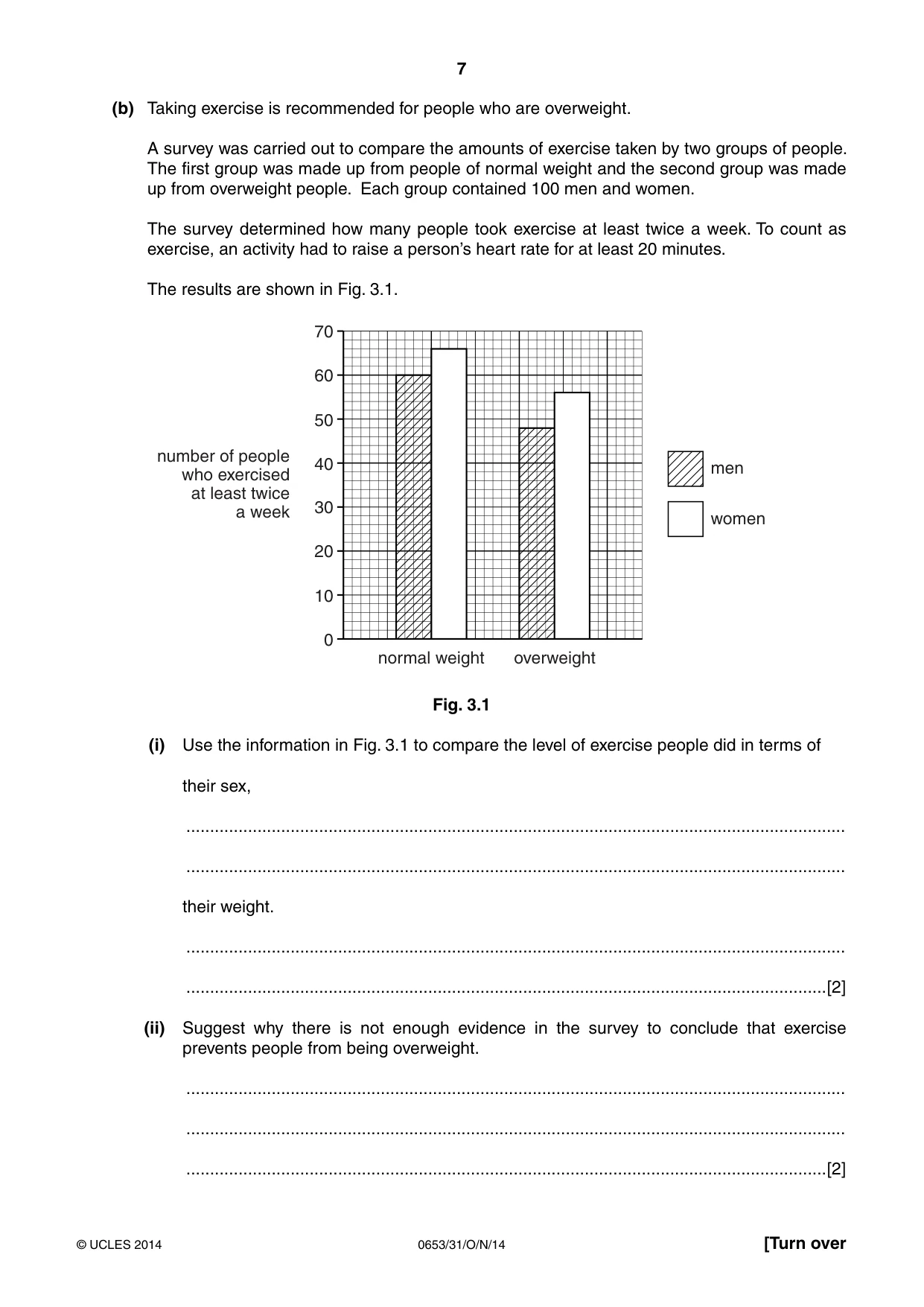 Cambridge IGCSE Science - Combined 0653 2014 Oct/Nov Paper 3 · Variant 1 question paper, page 7 of 24