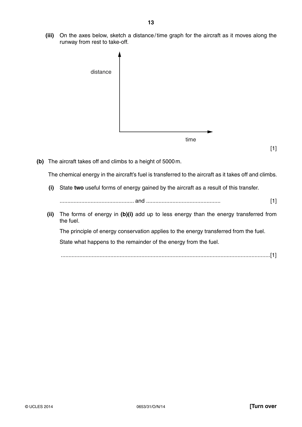 Cambridge IGCSE Science - Combined 0653 2014 Oct/Nov Paper 3 · Variant 1 question paper, page 13 of 24