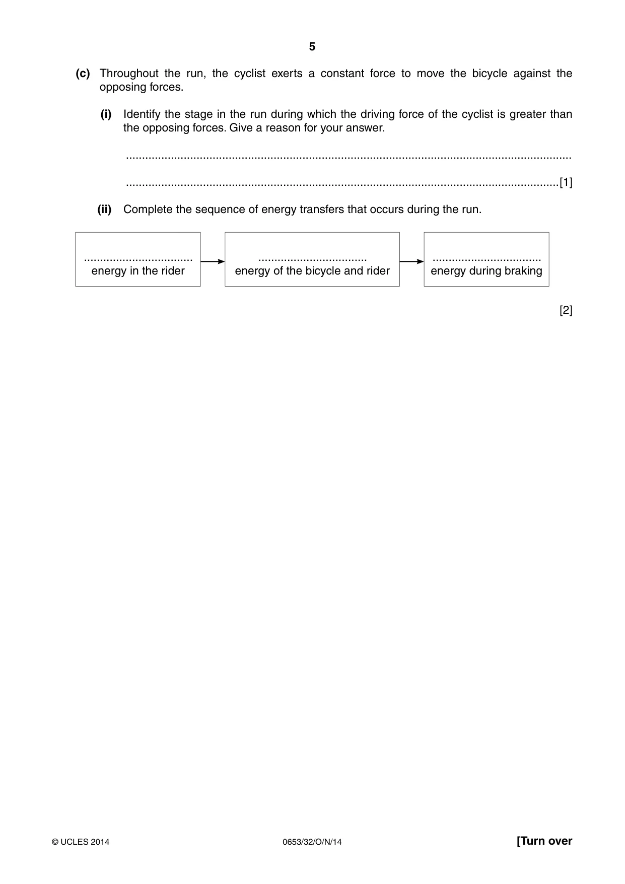 Cambridge IGCSE Science - Combined 0653 2014 Oct/Nov Paper 3 · Variant 2 question paper, page 5 of 24