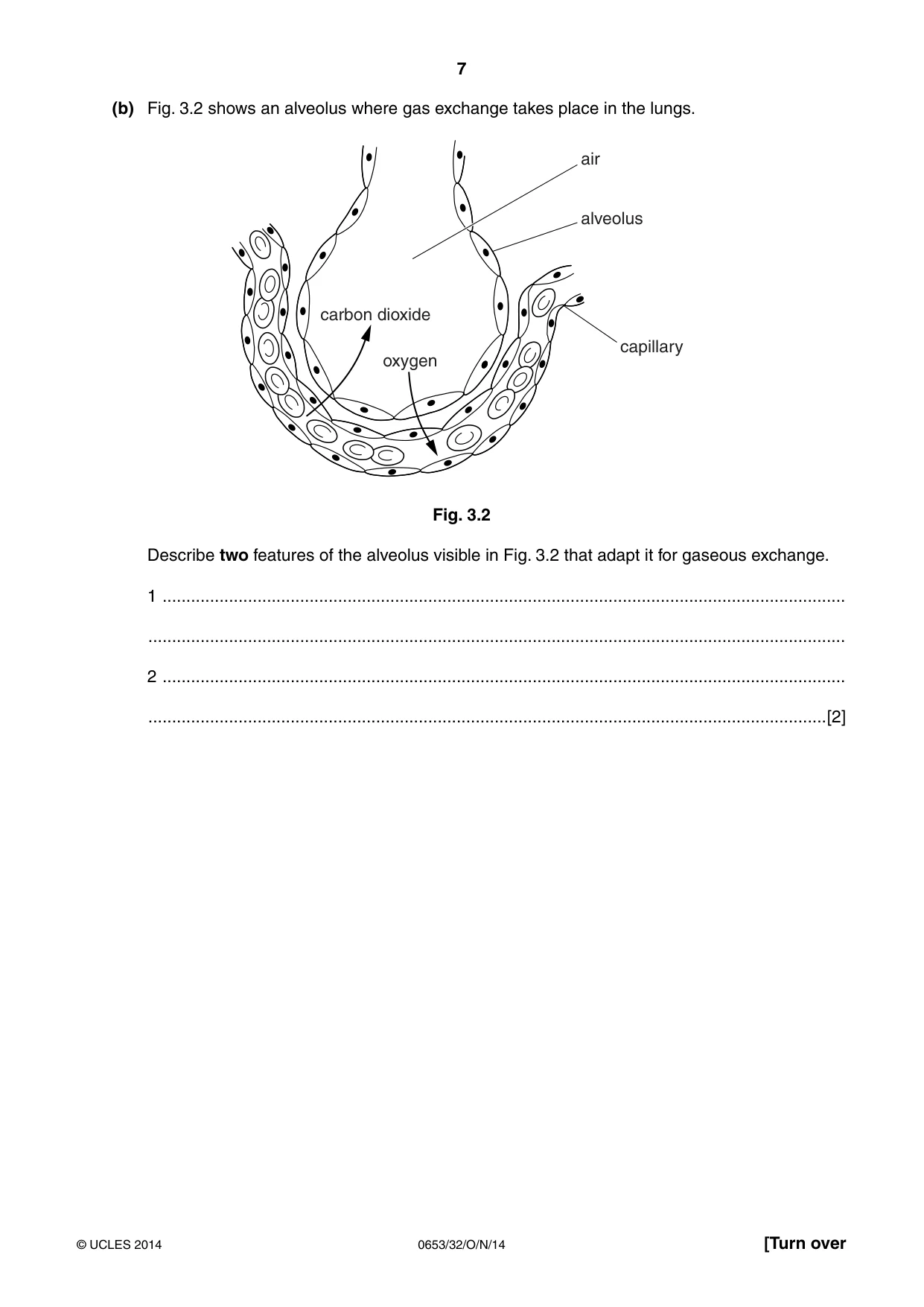 Cambridge IGCSE Science - Combined 0653 2014 Oct/Nov Paper 3 · Variant 2 question paper, page 7 of 24