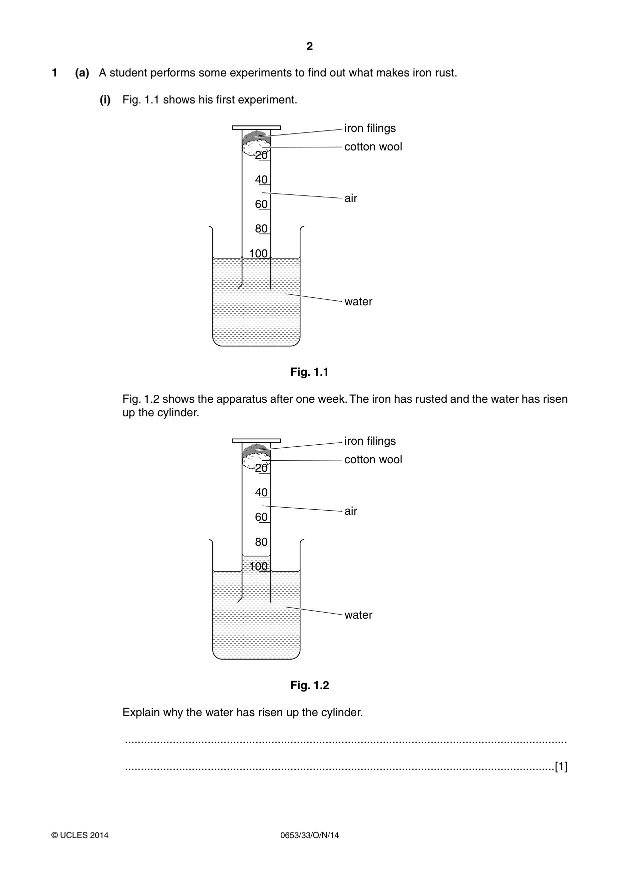 Cambridge IGCSE Science - Combined 0653 2014 Oct/Nov Paper 3 · Variant 3 question paper, page 2 of 24