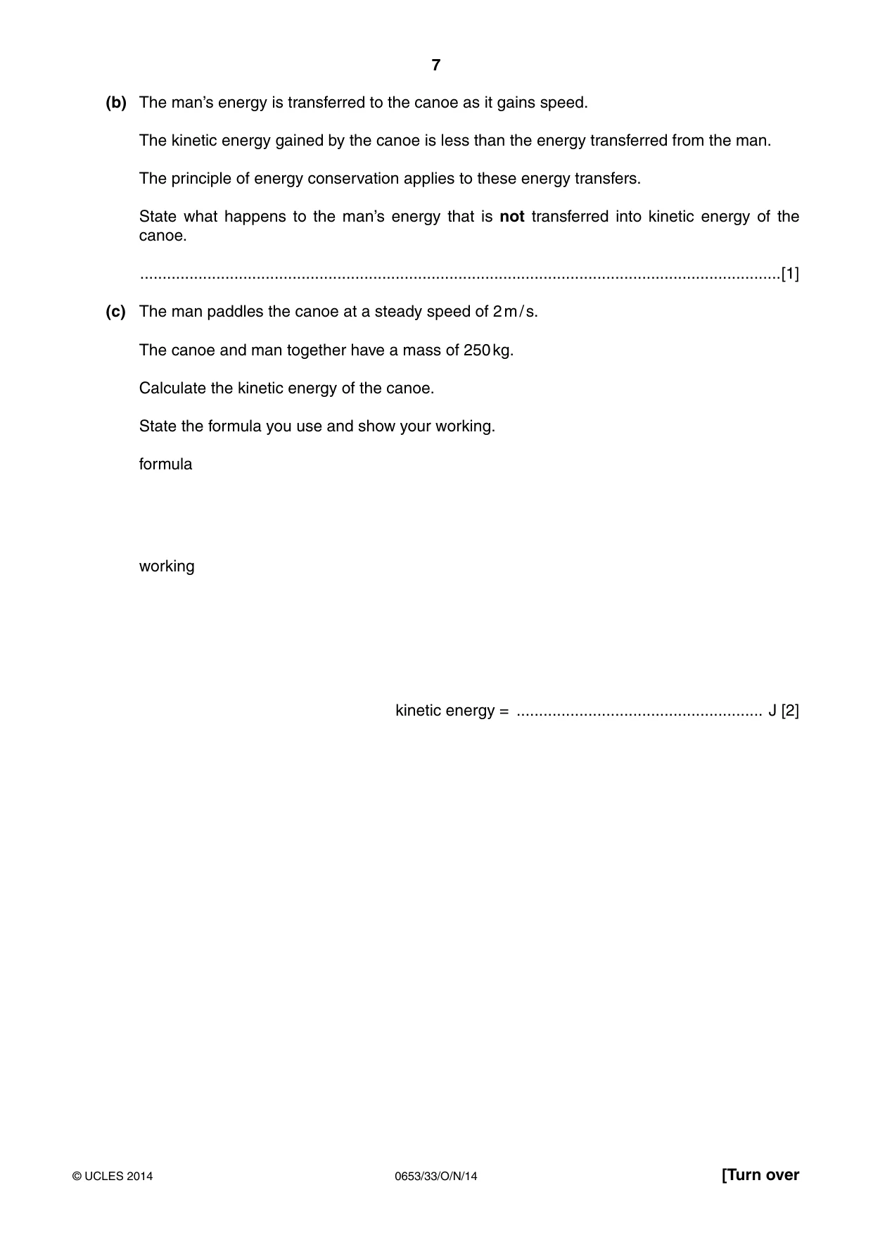 Cambridge IGCSE Science - Combined 0653 2014 Oct/Nov Paper 3 · Variant 3 question paper, page 7 of 24