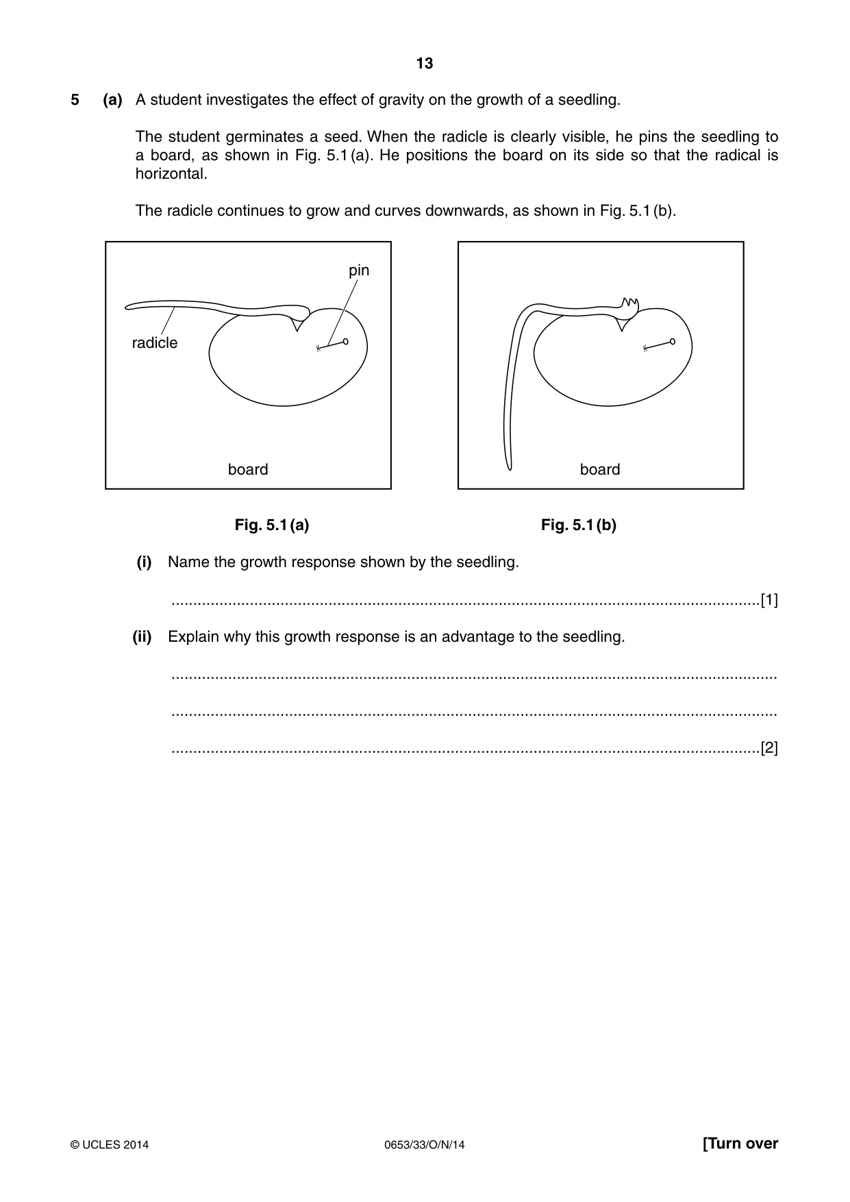 Cambridge IGCSE Science - Combined 0653 2014 Oct/Nov Paper 3 · Variant 3 question paper, page 13 of 24