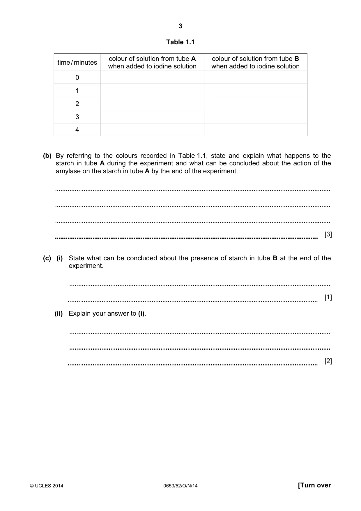 Cambridge IGCSE Science - Combined 0653 2014 Oct/Nov Paper 5 · Variant 2 question paper, page 3 of 8