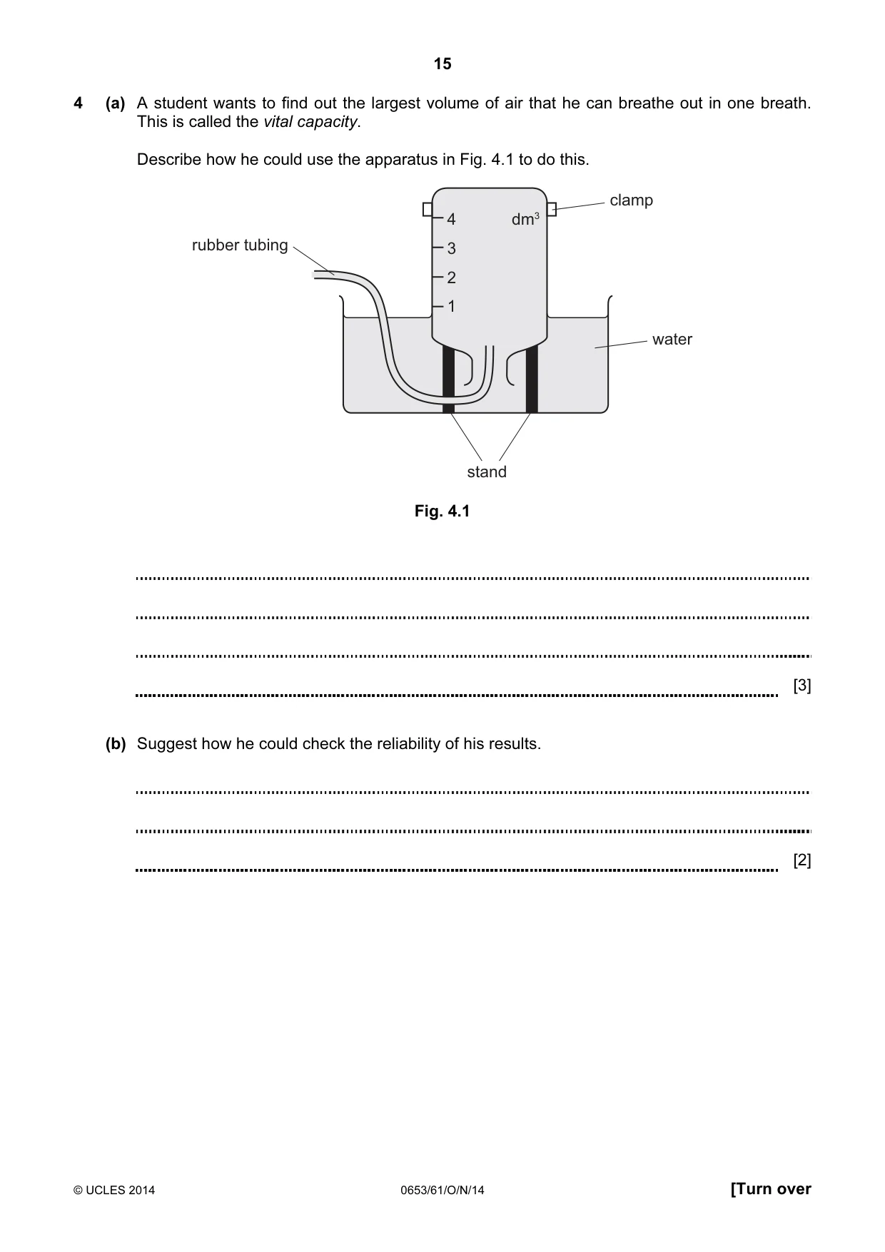 Cambridge IGCSE Science - Combined 0653 2014 Oct/Nov Paper 6 · Variant 1 question paper, page 15 of 24