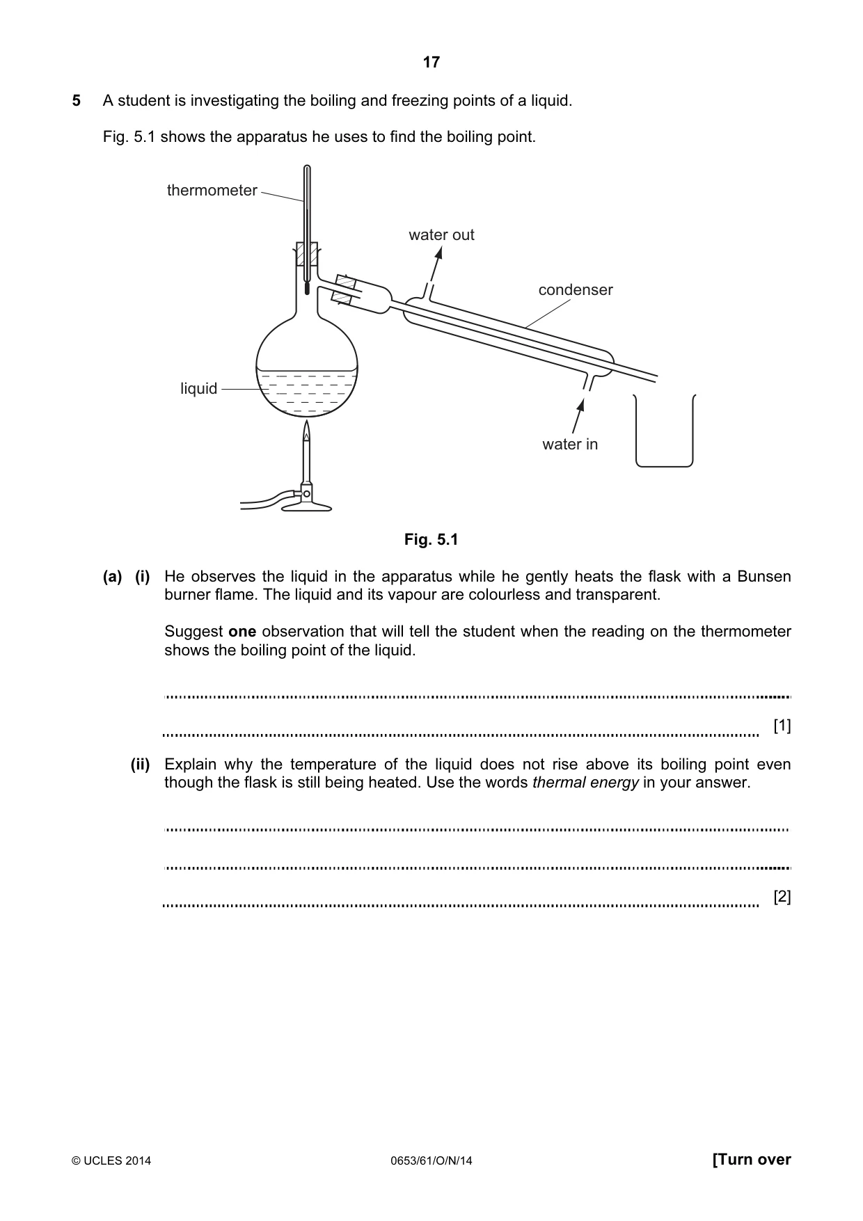 Cambridge IGCSE Science - Combined 0653 2014 Oct/Nov Paper 6 · Variant 1 question paper, page 17 of 24