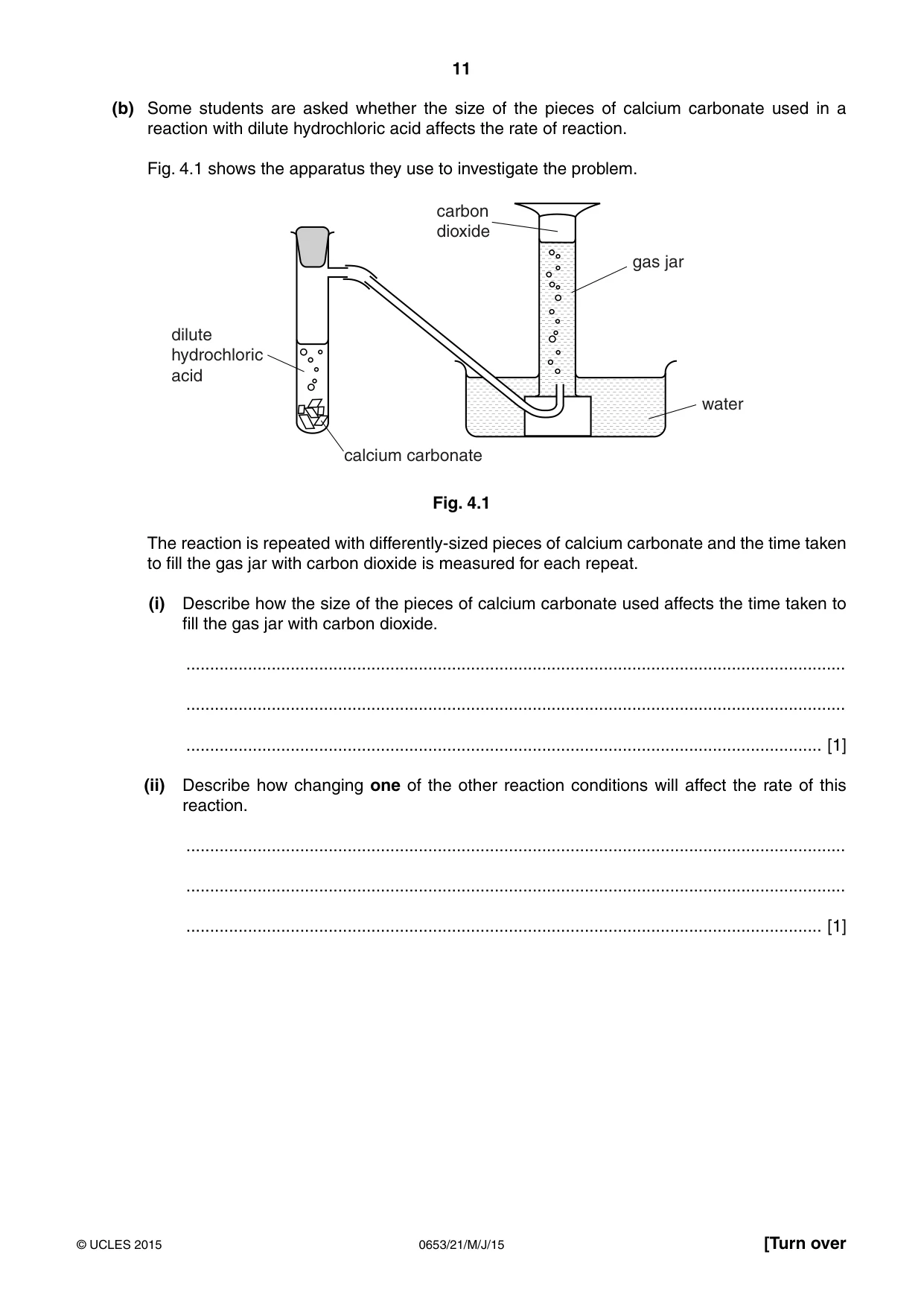 Cambridge IGCSE Science - Combined 0653 2015 May/June Paper 2 · Variant 1 question paper, page 11 of 24