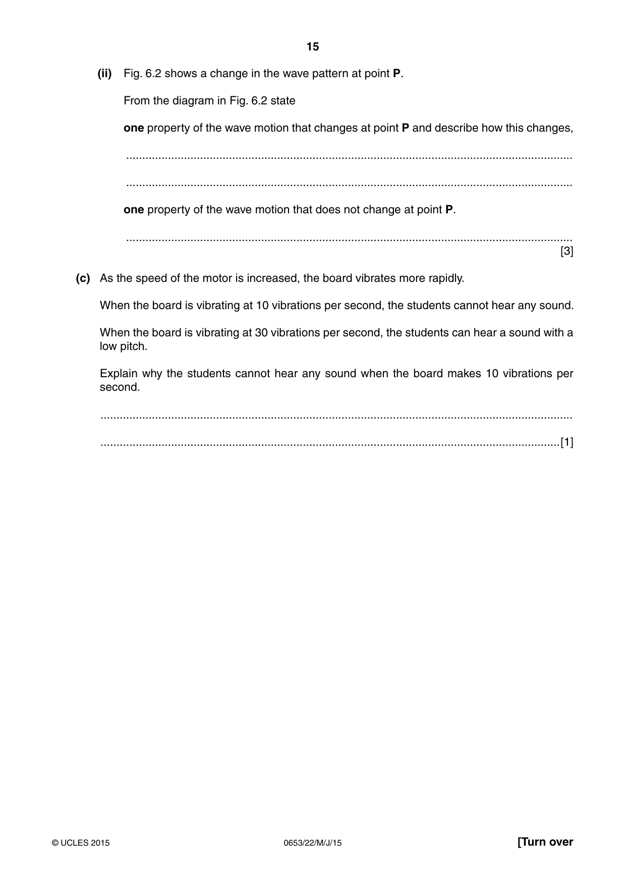 Cambridge IGCSE Science - Combined 0653 2015 May/June Paper 2 · Variant 2 question paper, page 15 of 24