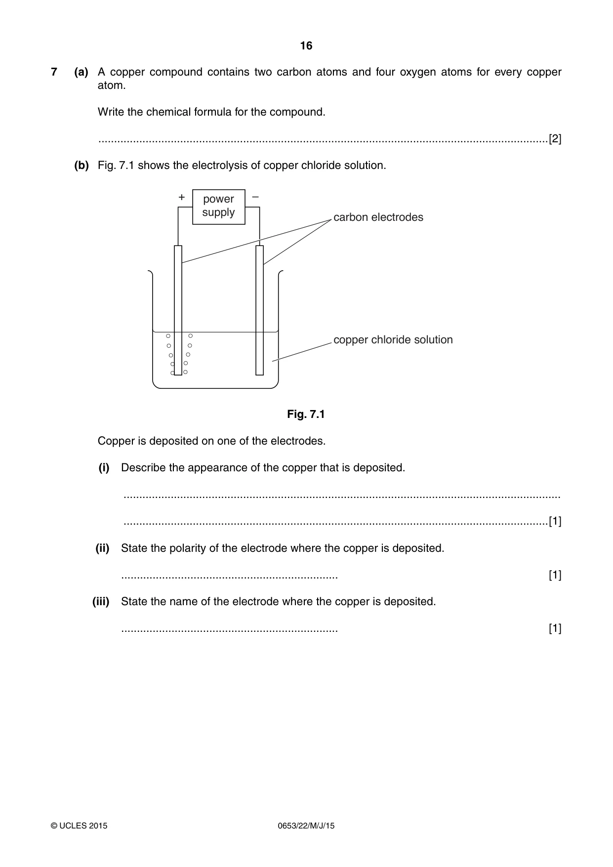 Cambridge IGCSE Science - Combined 0653 2015 May/June Paper 2 · Variant 2 question paper, page 16 of 24